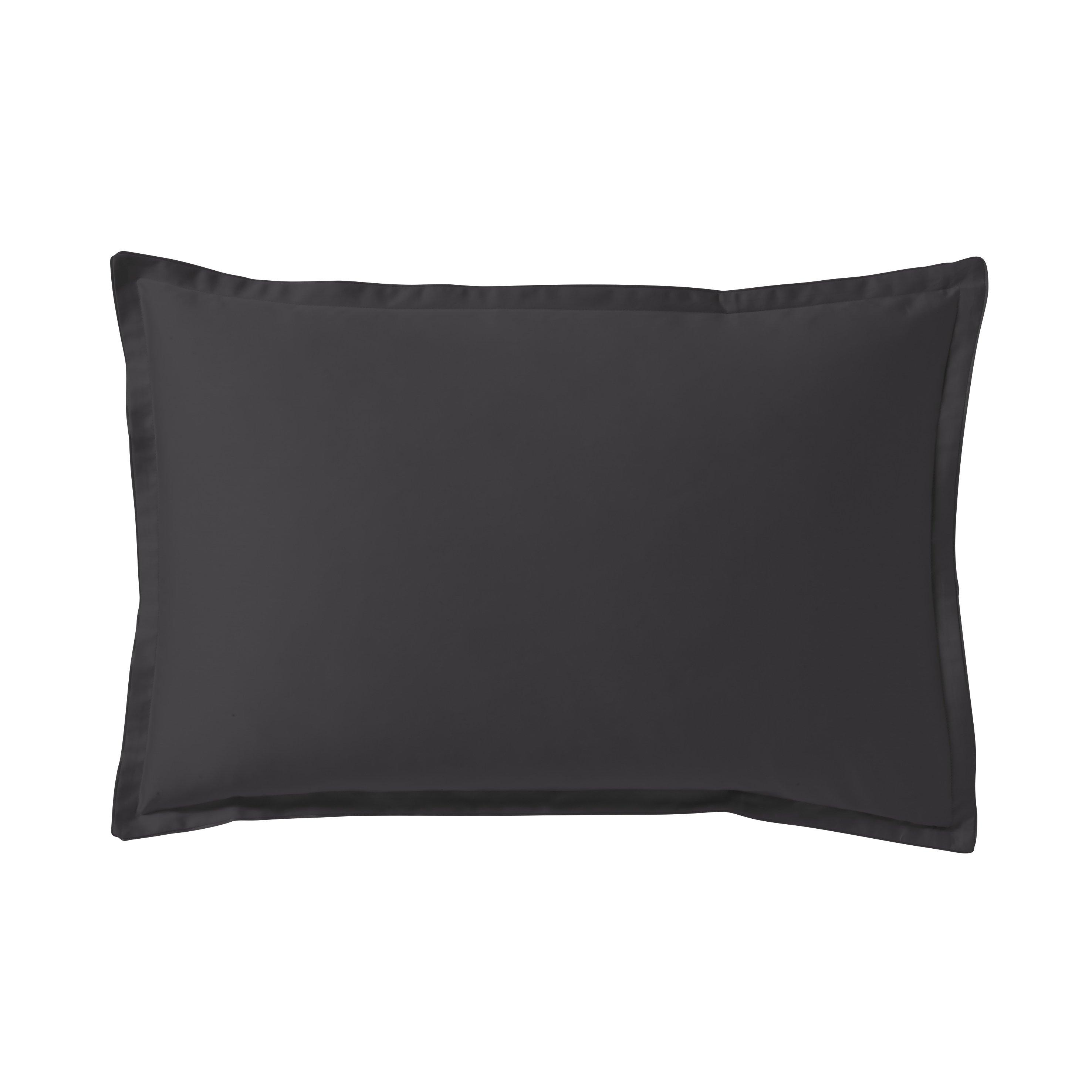 Almost Black - Alexandre Turpault - Alexandreturpault Teophile Organic Cotton Sateen Pillowcase
