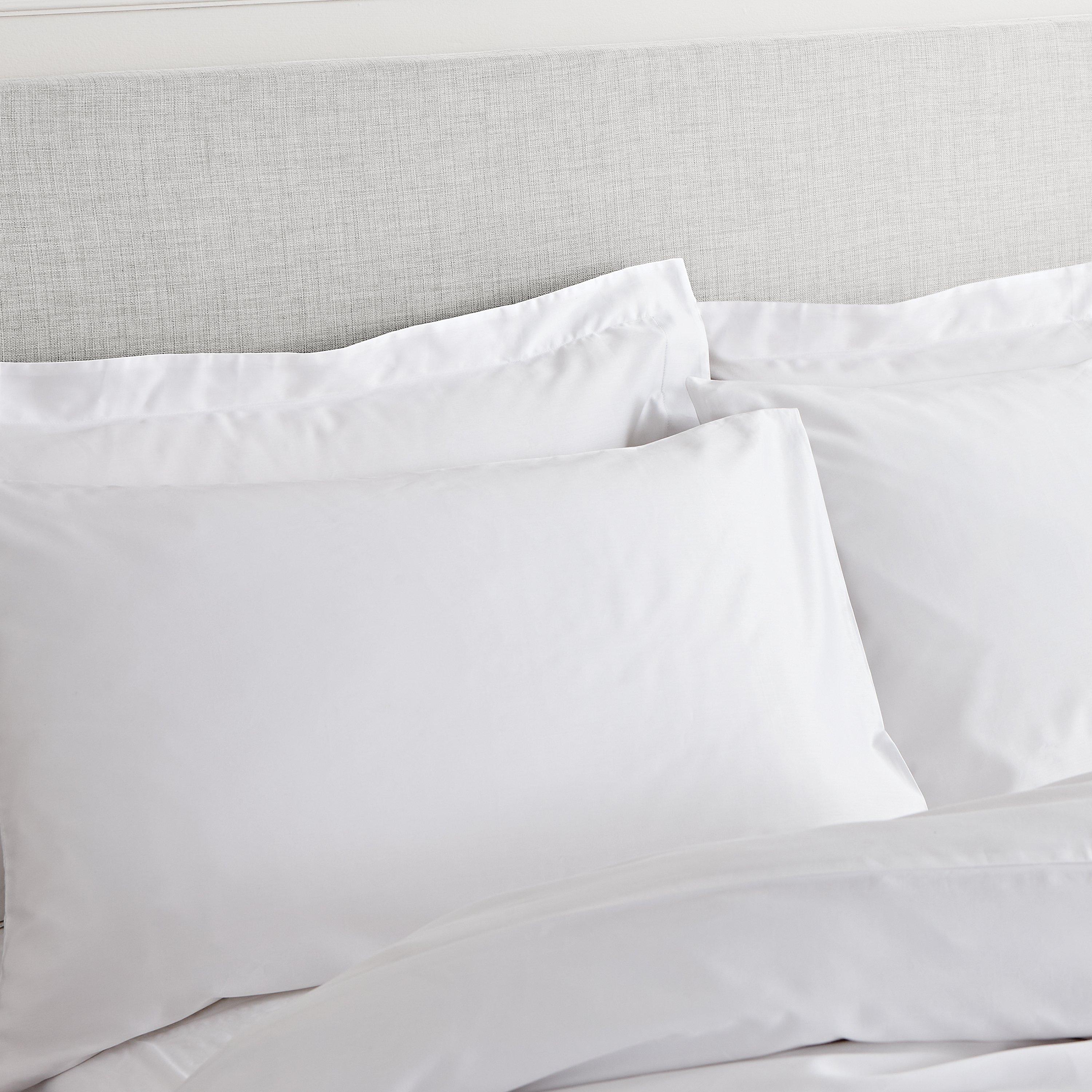 White - Frasers Home - 400 Thread Count Cotton Sateen Duvet Cover Set - 2