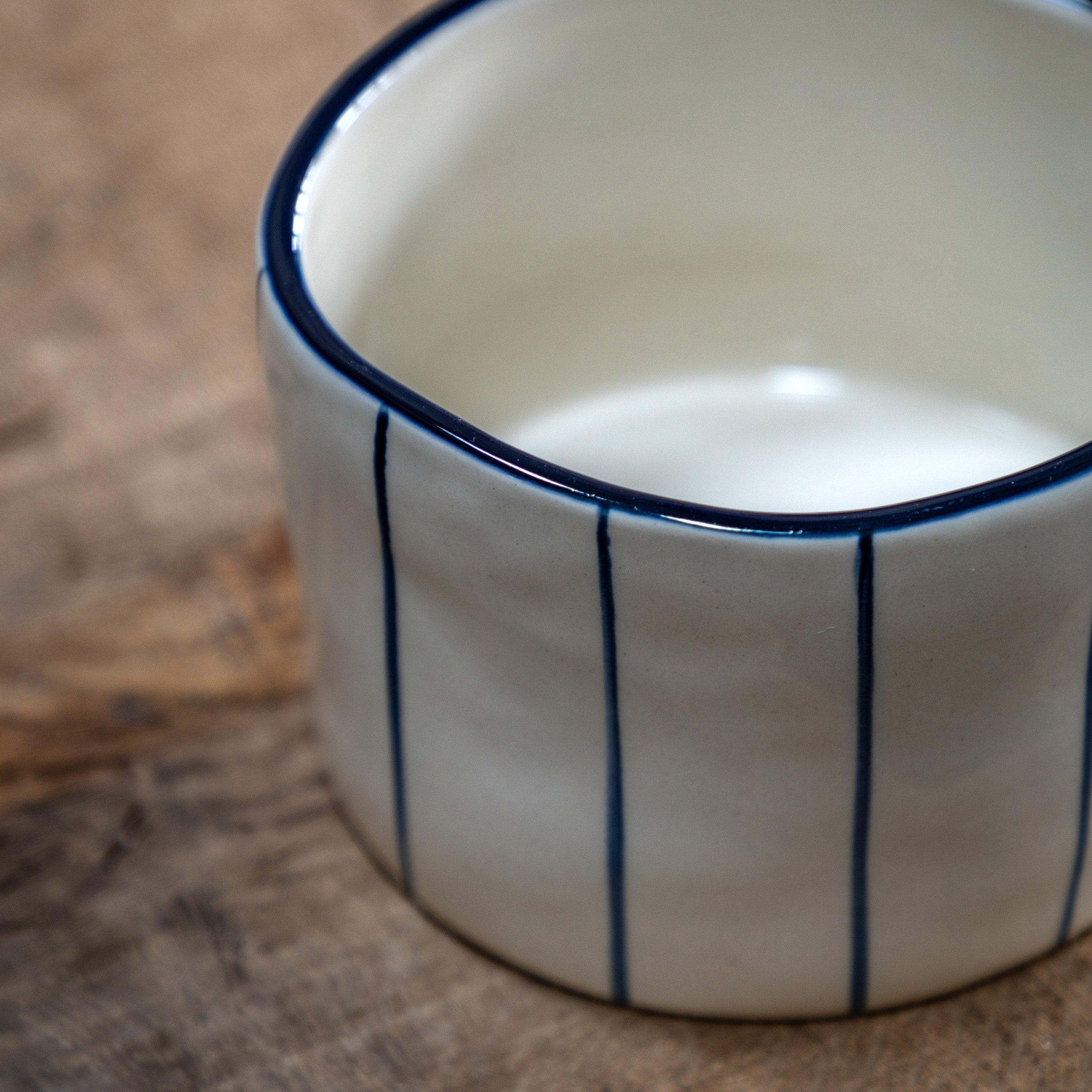 Blue - Gallery - Organic Stripe Mug Blue (4pk) - 3