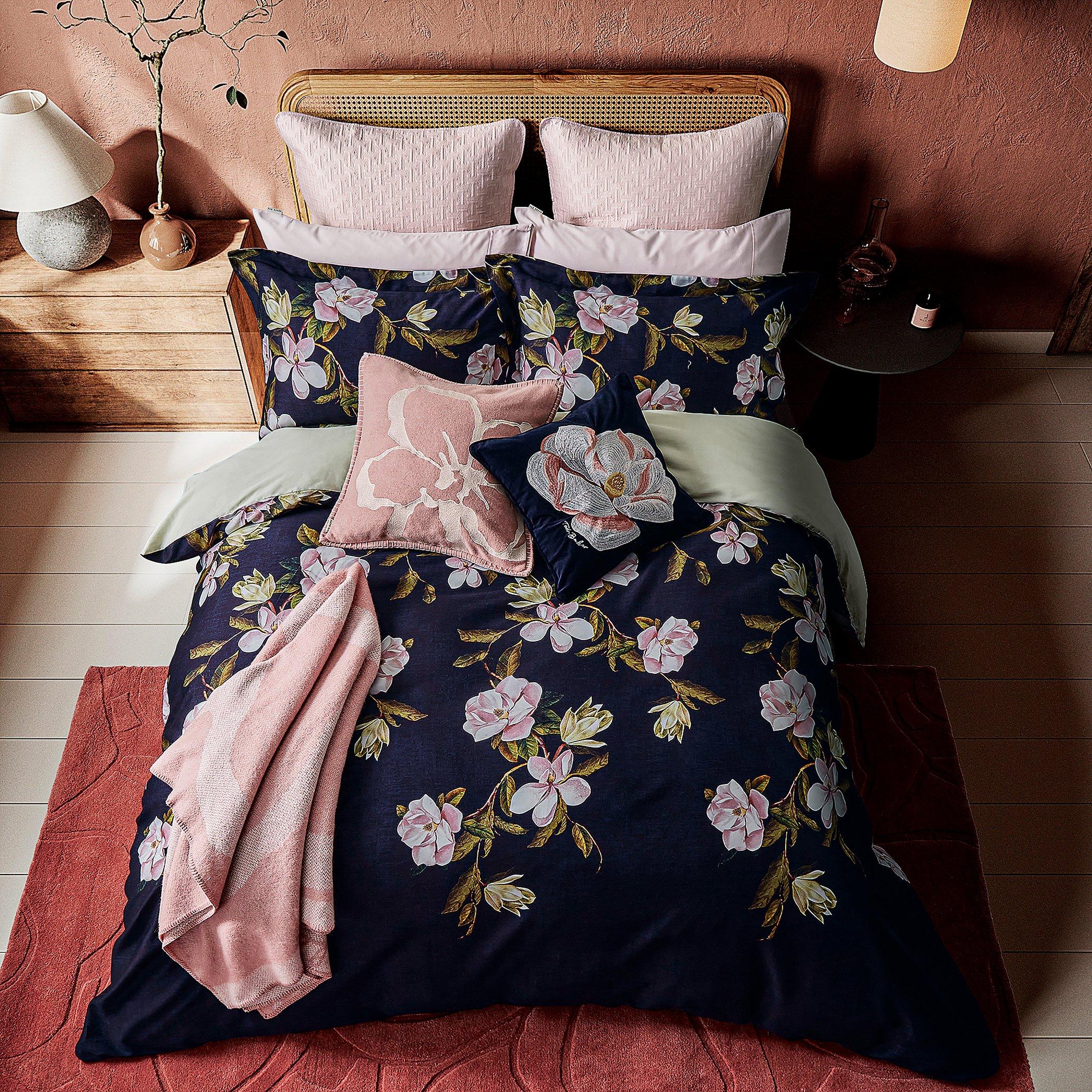 Navy - Ted Baker Home - Opal Floral Duvet Set - 3