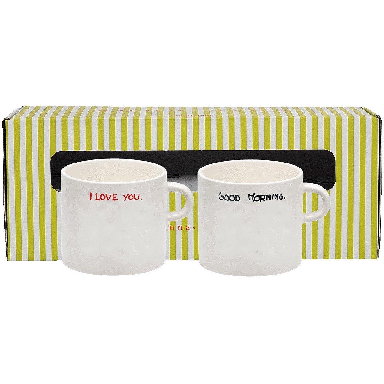 Anna Nina  Anna Tea Mug Set Of 2 Perfect Morning
