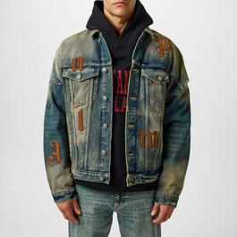 Palm Angels Patchwork Denim Jacket
