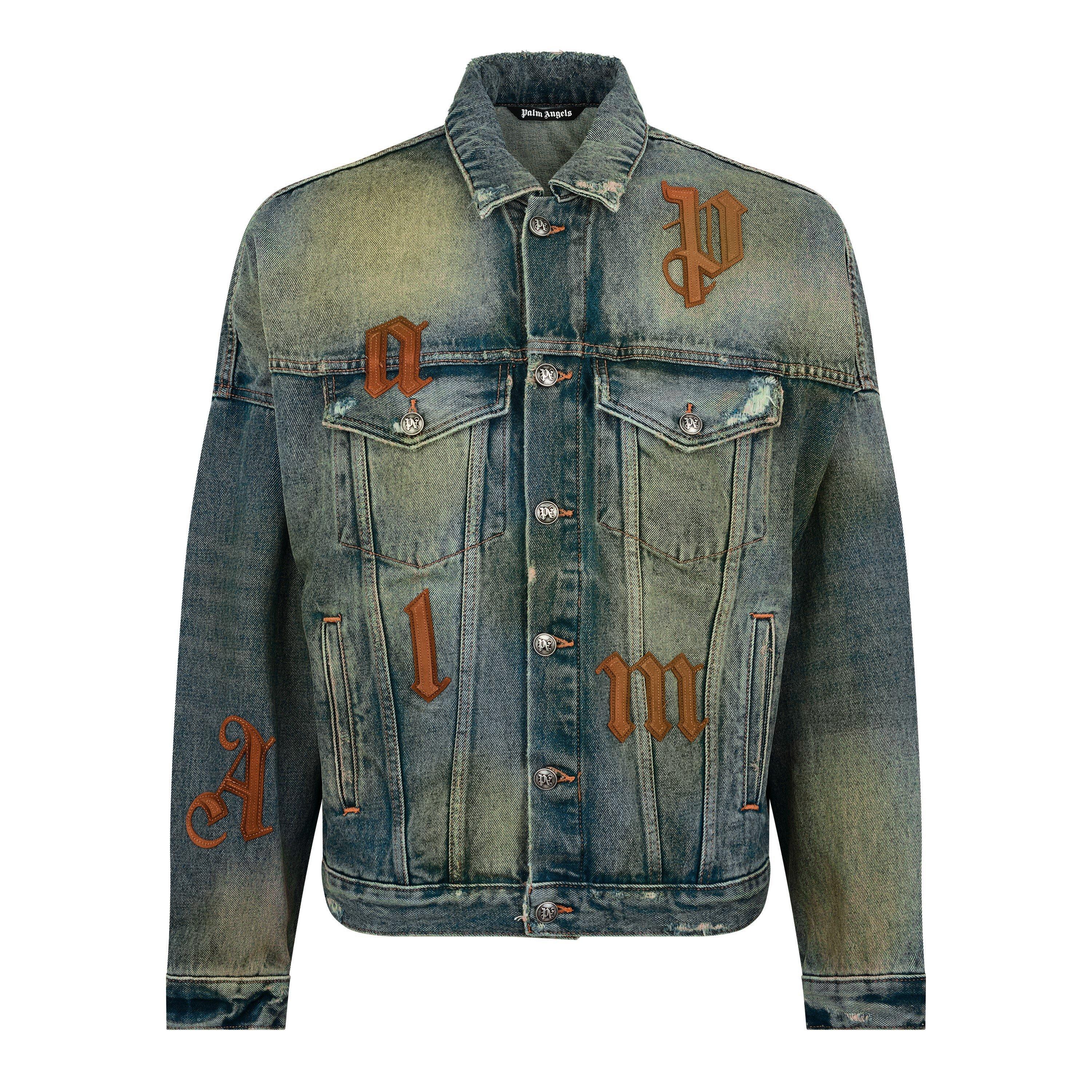 Palm Angels | Patchwork Denim Jacket | Denim Jackets