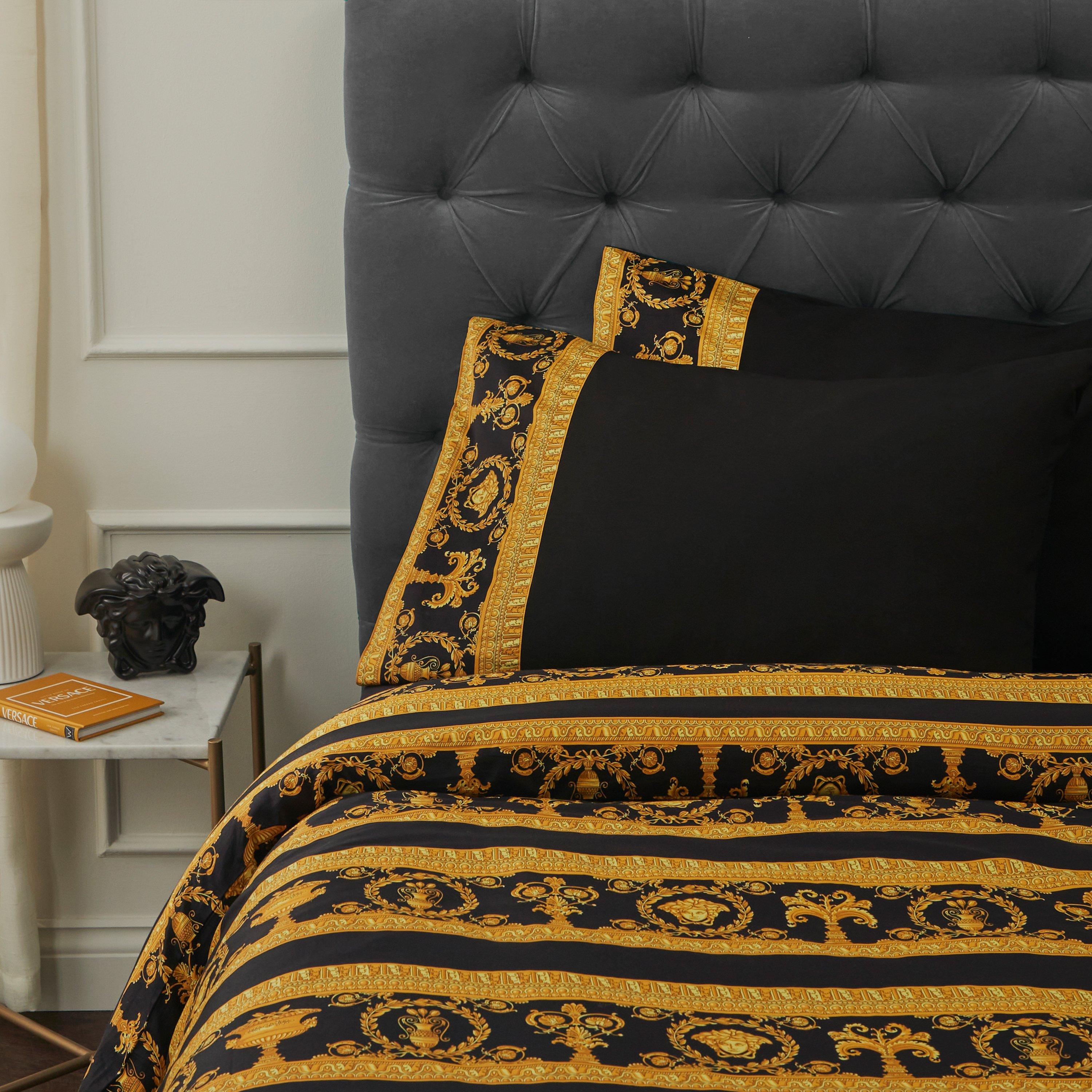 Black/Gold - Versace Home - Barocco Pillowcase - Set of 2 - 5