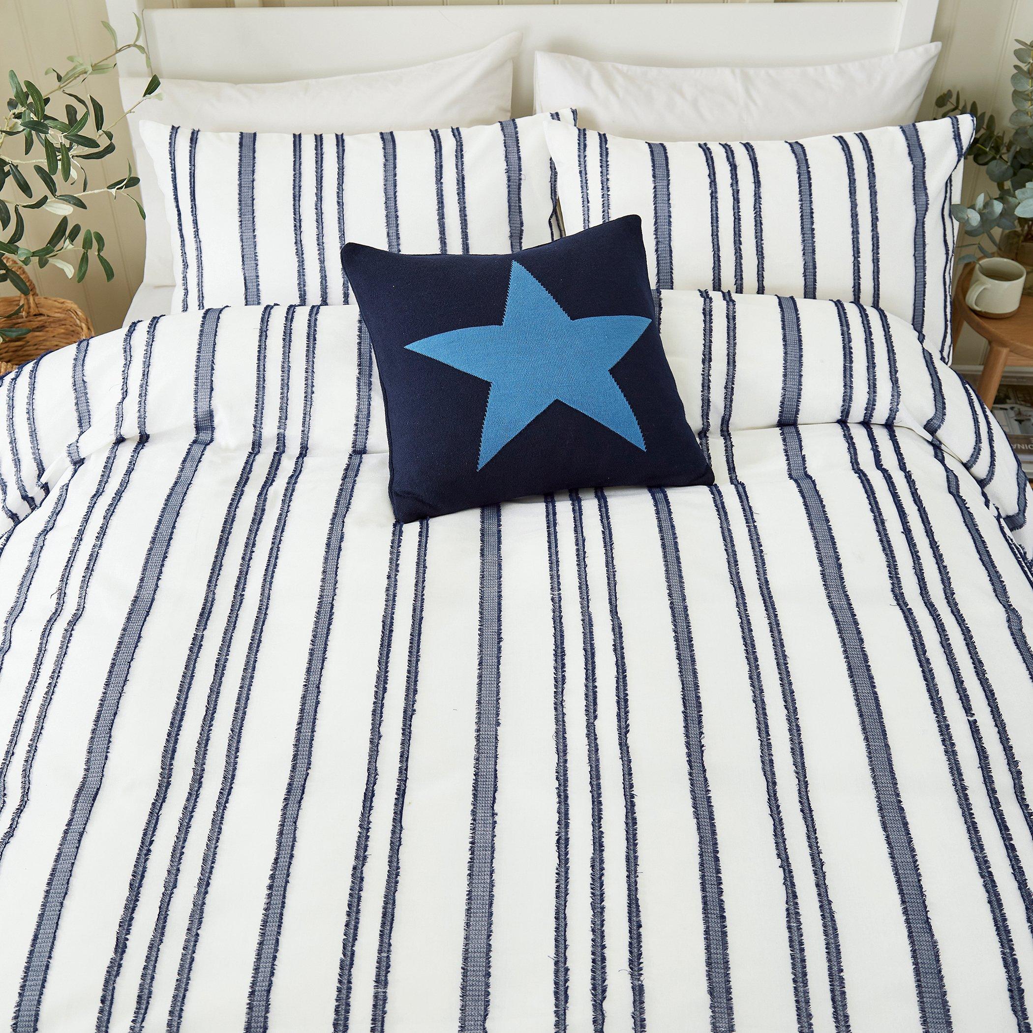 Marineblauw - Helena Springfield - Clipped Duvet Cover Set - 3