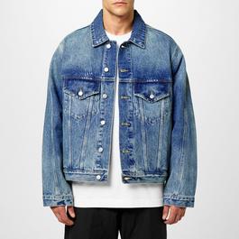 Cole Buxton Cropped Denim Jacket