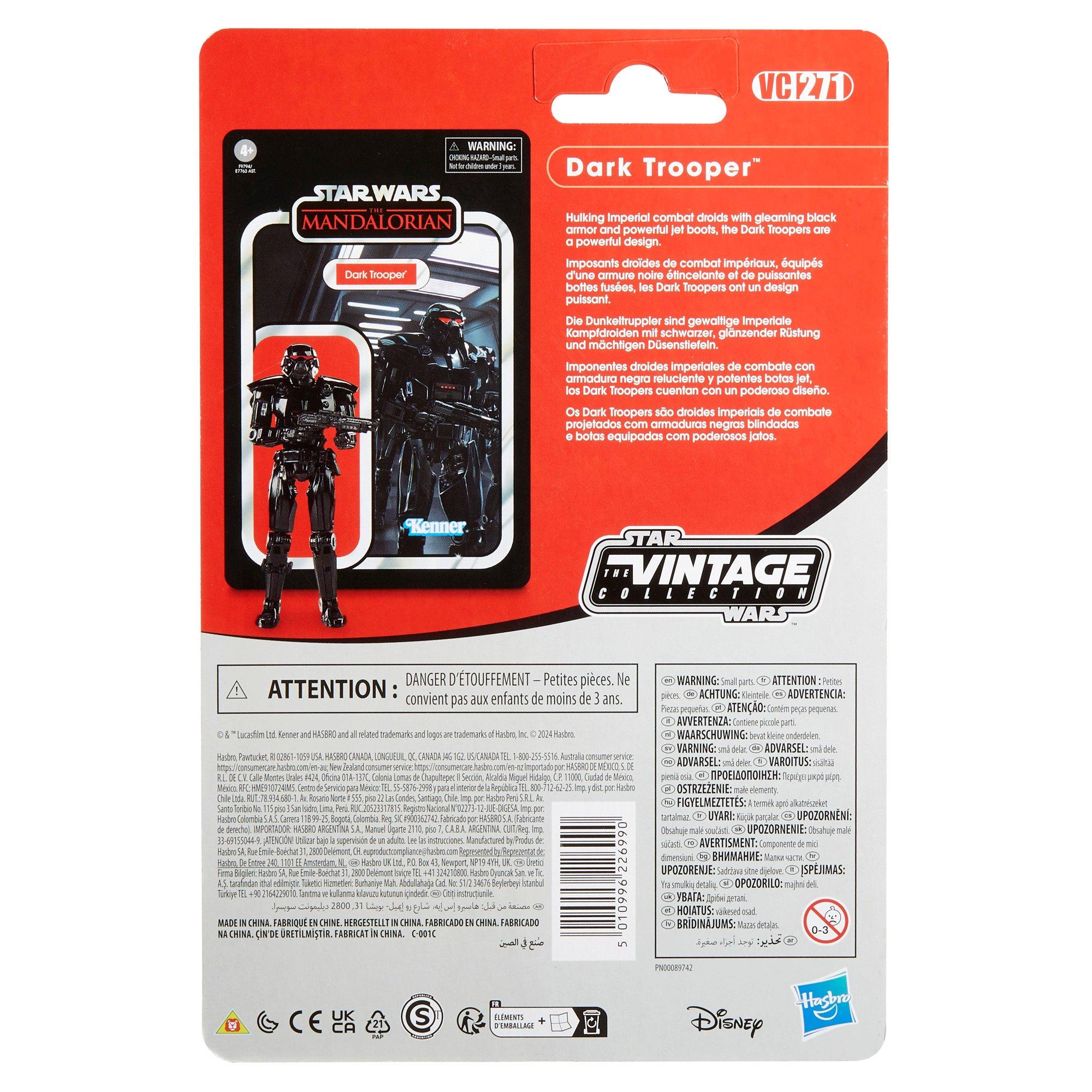 Vintage - Star Wars - Star Wars: The Mandalorian: Vintage Collection Action Figure: Dark Trooper - 3