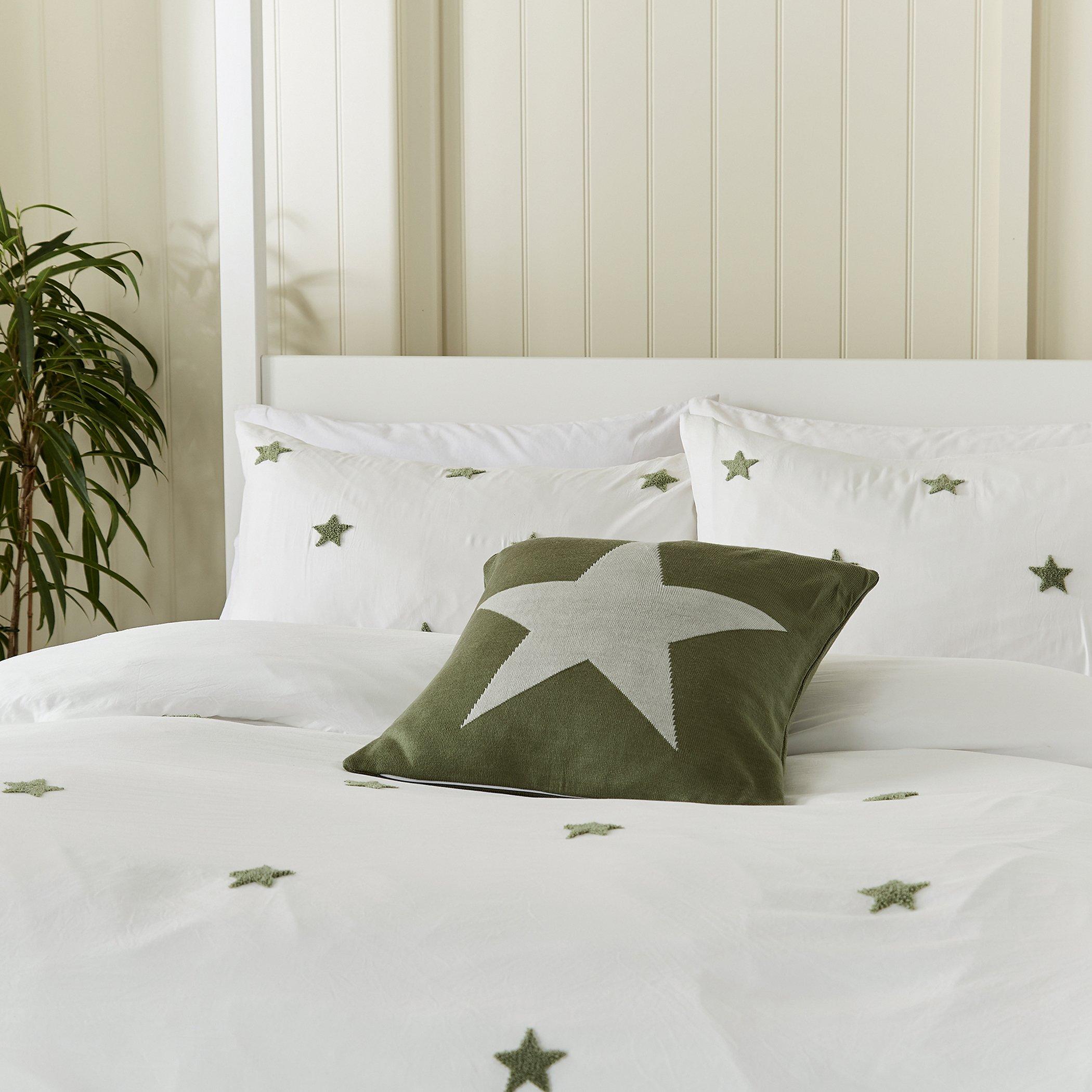 Green - Helena Springfield - Tufted Star Duvet Set - 2