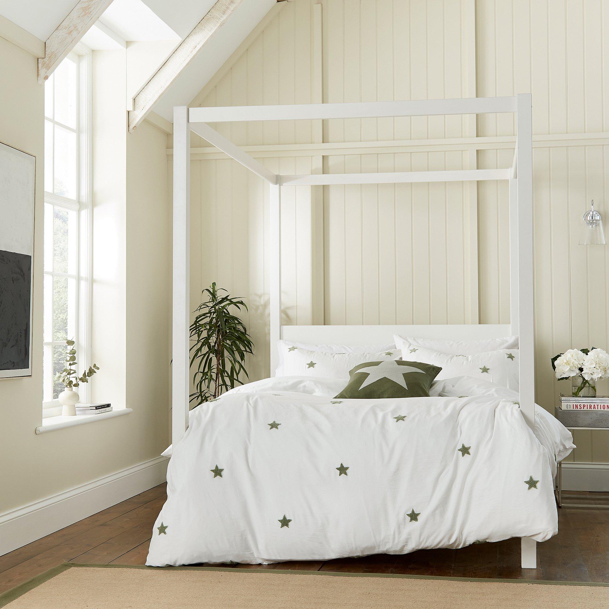 Green - Helena Springfield - Tufted Star Duvet Set - 3