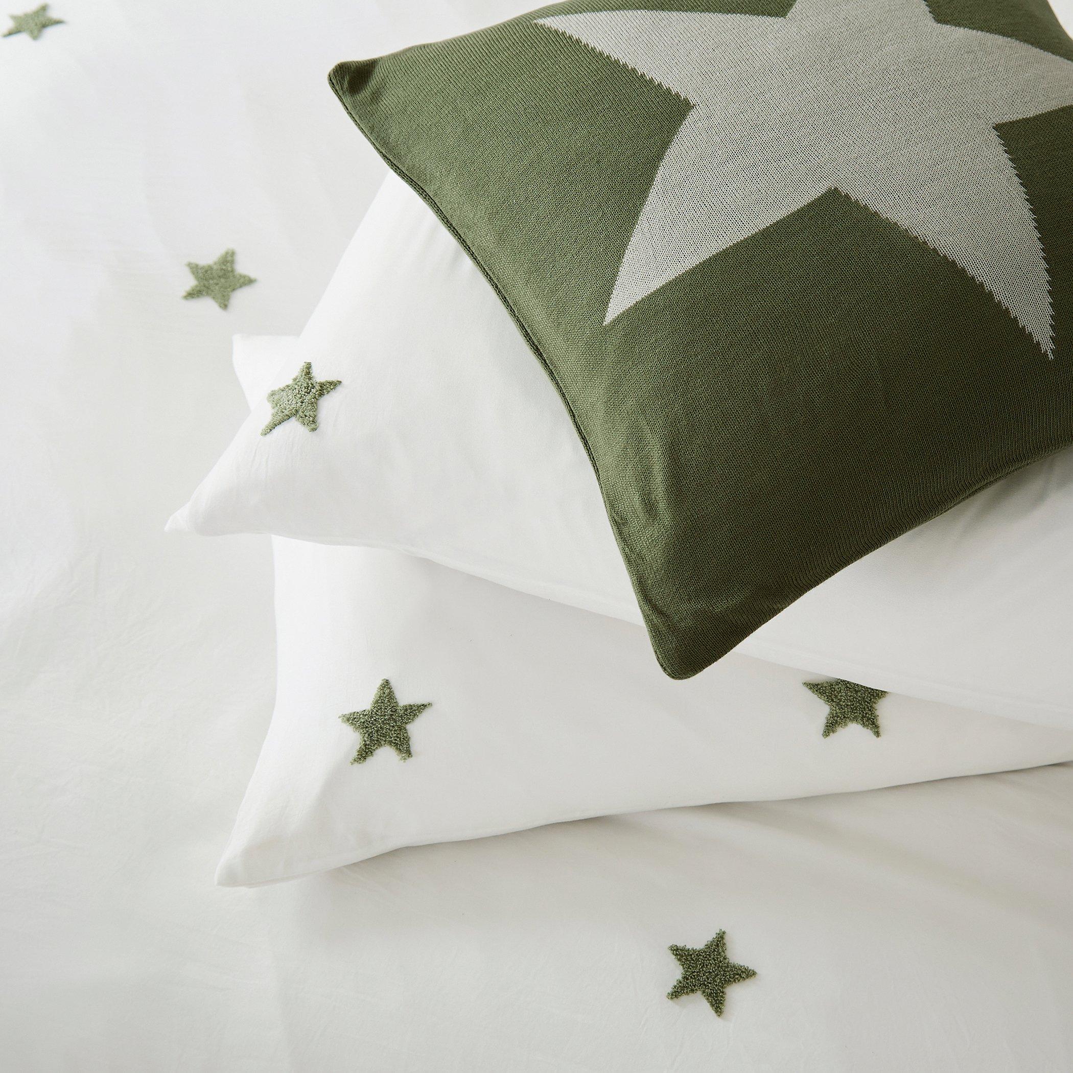 Green - Helena Springfield - Tufted Star Duvet Set - 5