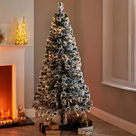The Spirit Of Christmas 6FT  SNOW TREE 54 Green One Size