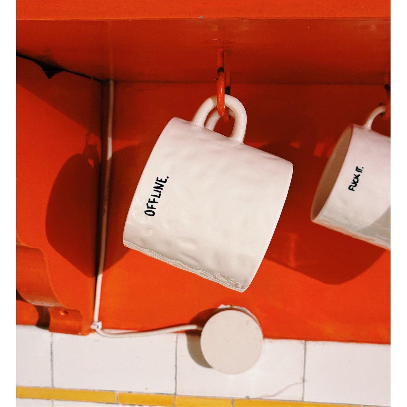 White - Anna + Nina - Anna All About Balance Tea Mug Set of 2 - 3