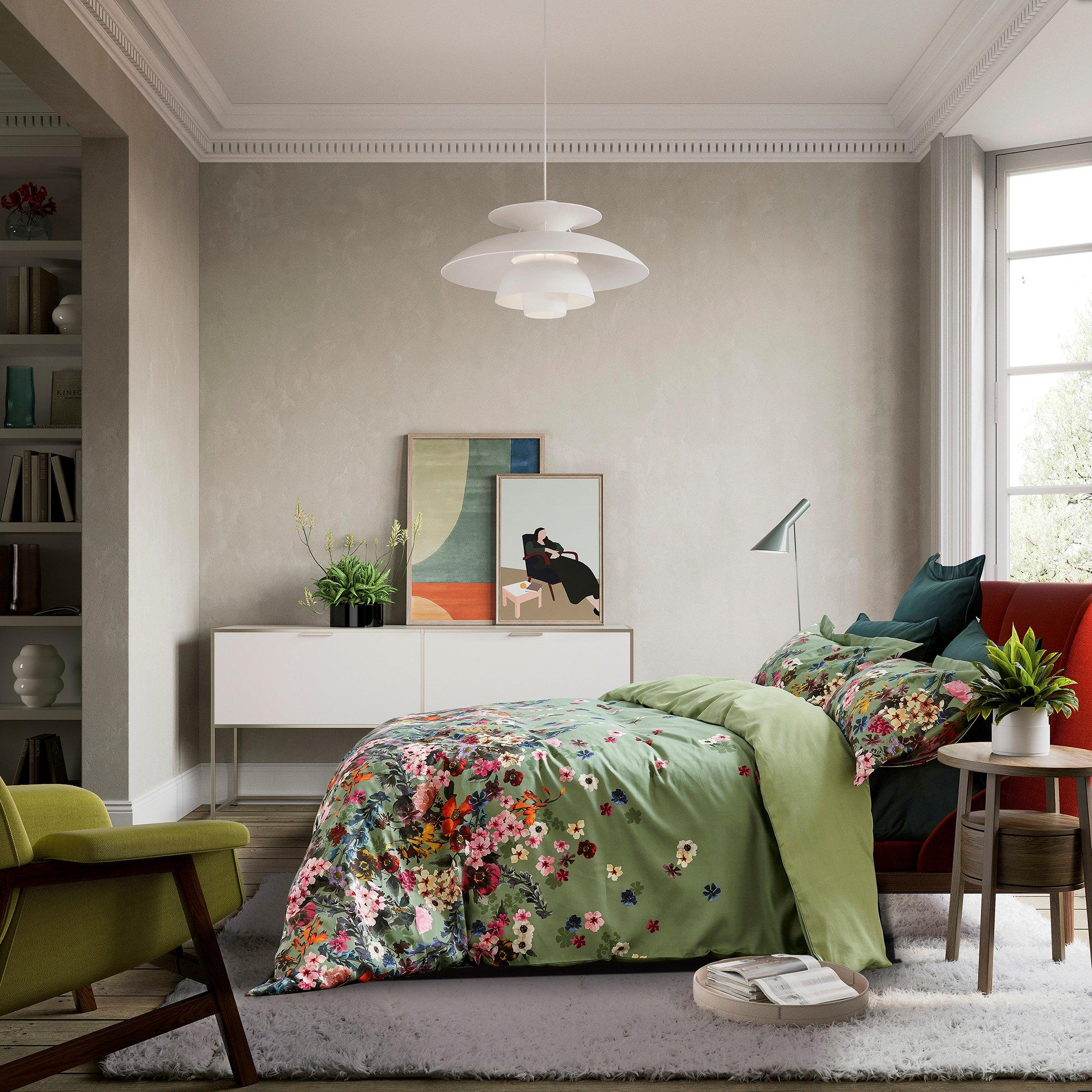 Green - Ted Baker Home - Antiquity Duvet Set - 3