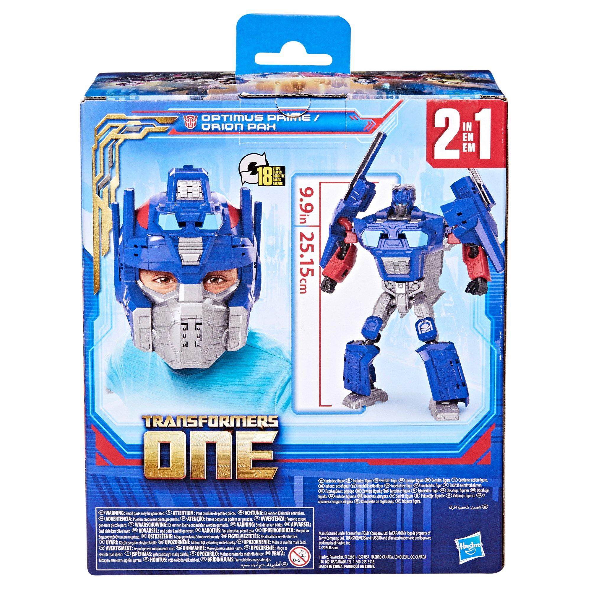 Transformers One Optimus Prime/Orion Pax Converting Mask | FRASERS