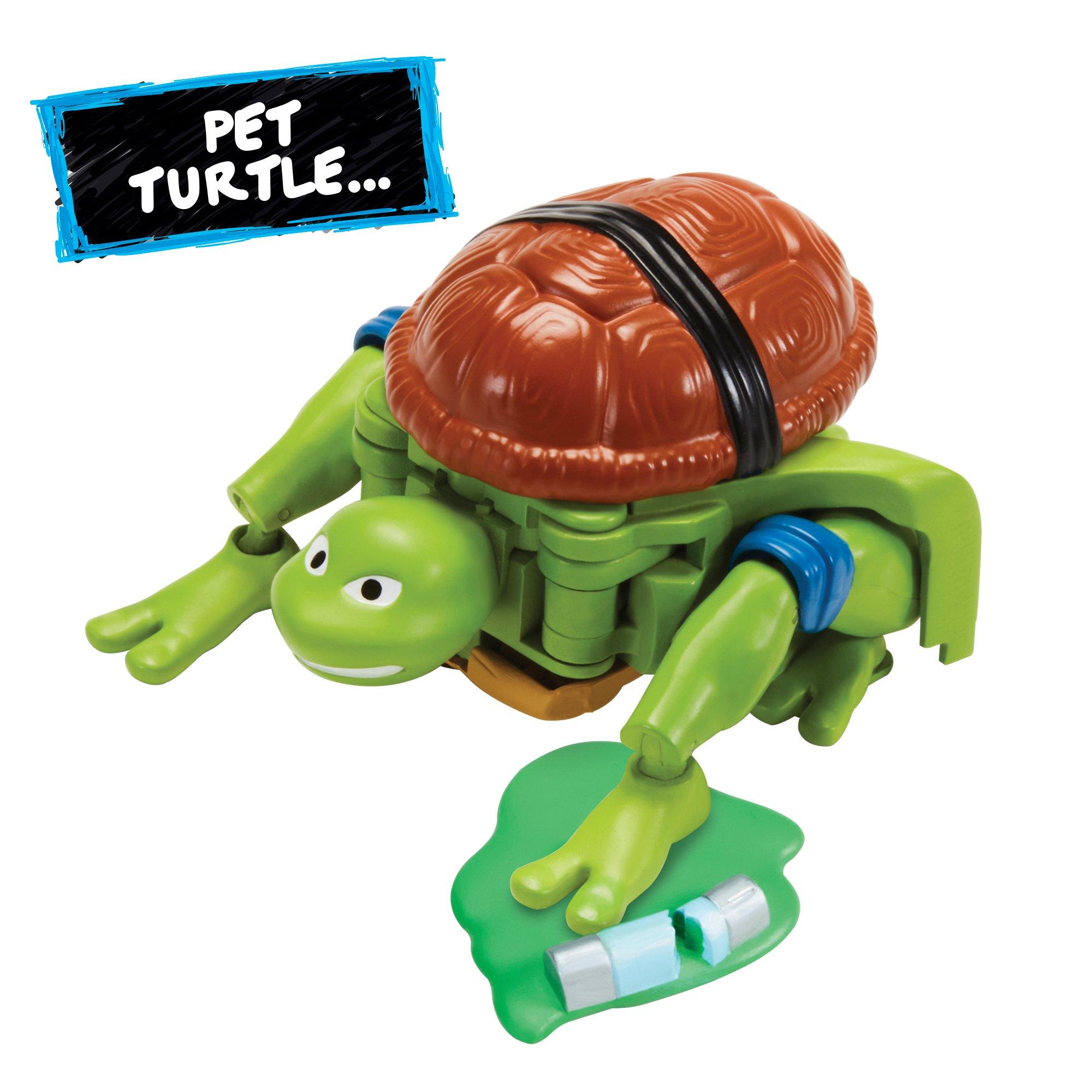 0NT-83361CO - Teenage Mutant Ninja Turtles - Tales of Teenage Mutant Ninja Turtles: Pet to Ninja Figure - Leonardo - 5