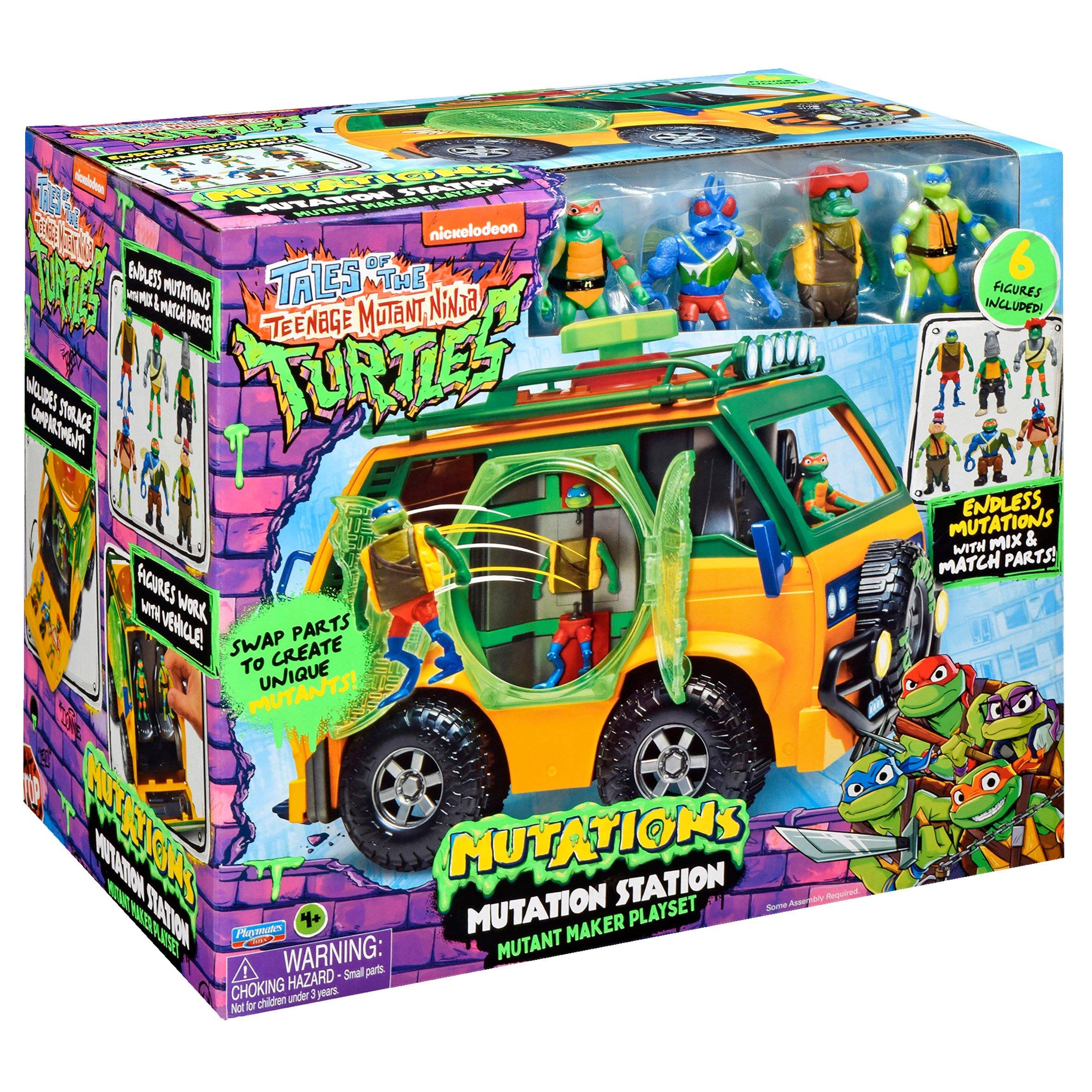 0NT-84386CO - Teenage Mutant Ninja Turtles - Tales of Teenage Mutant Ninja Turtles Mutation Station Playset with Figures - 1