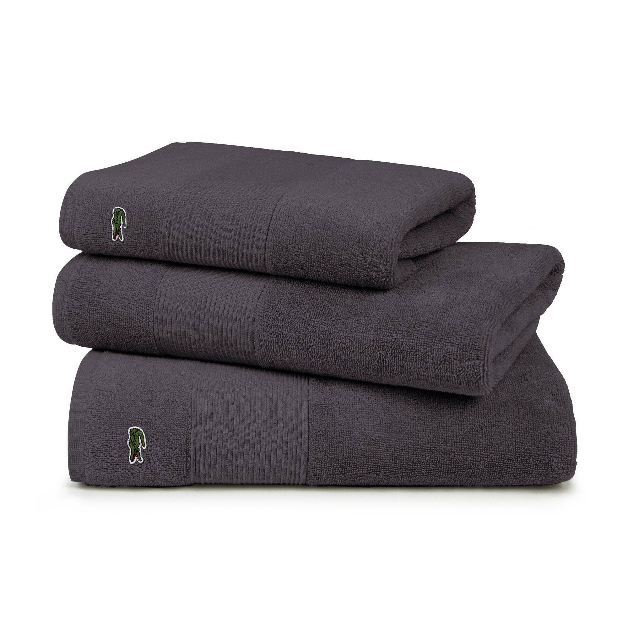 Bitume - Lacoste - LeCroco Bath Mat - Bitume - 1