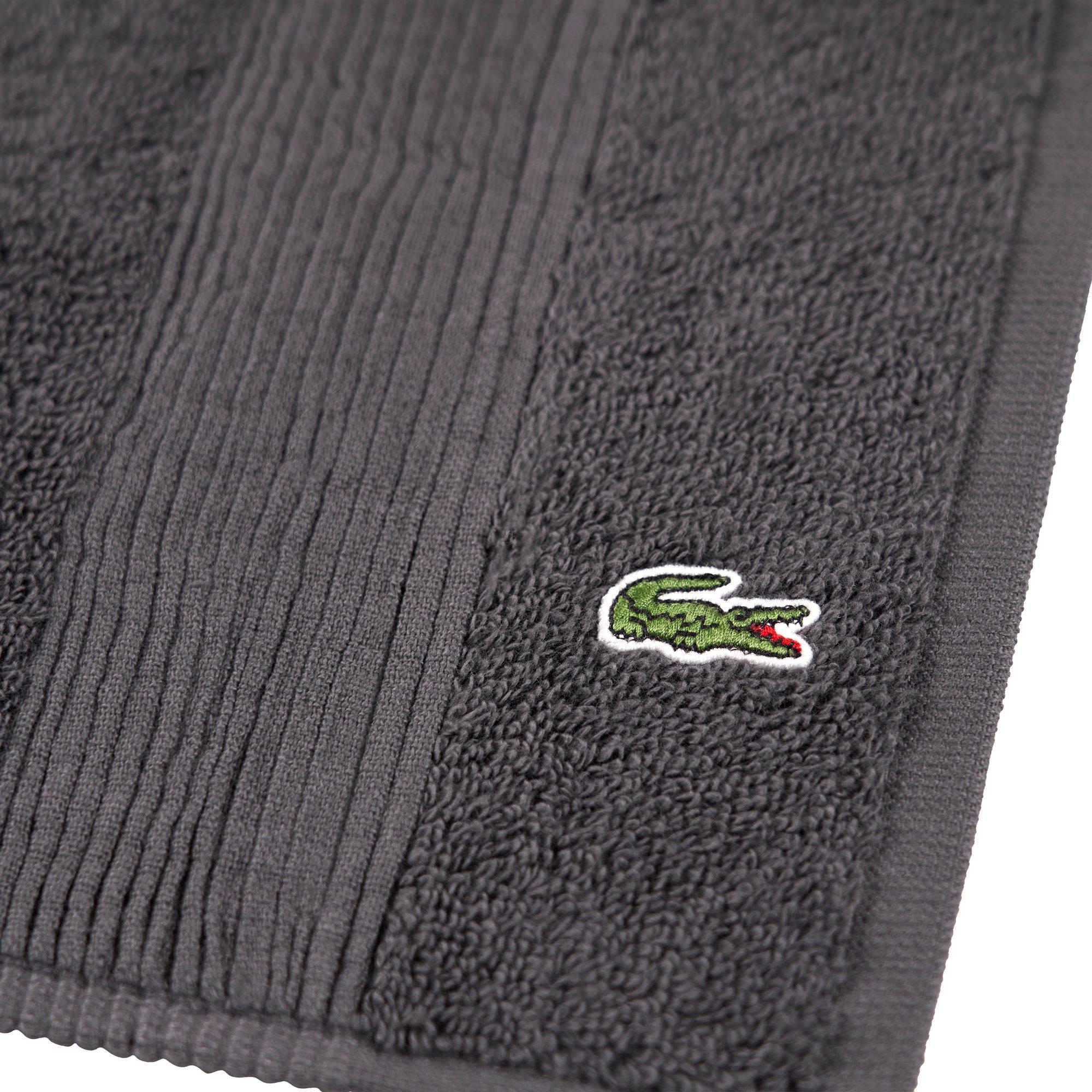 Bitume - Lacoste - LeCroco Bath Mat - Bitume - 3