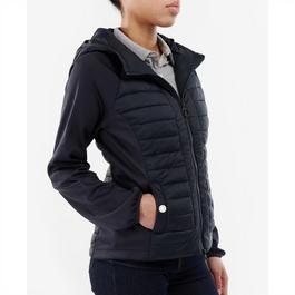 Barbour Nethercote Quilted Zip Through Sweatshirt