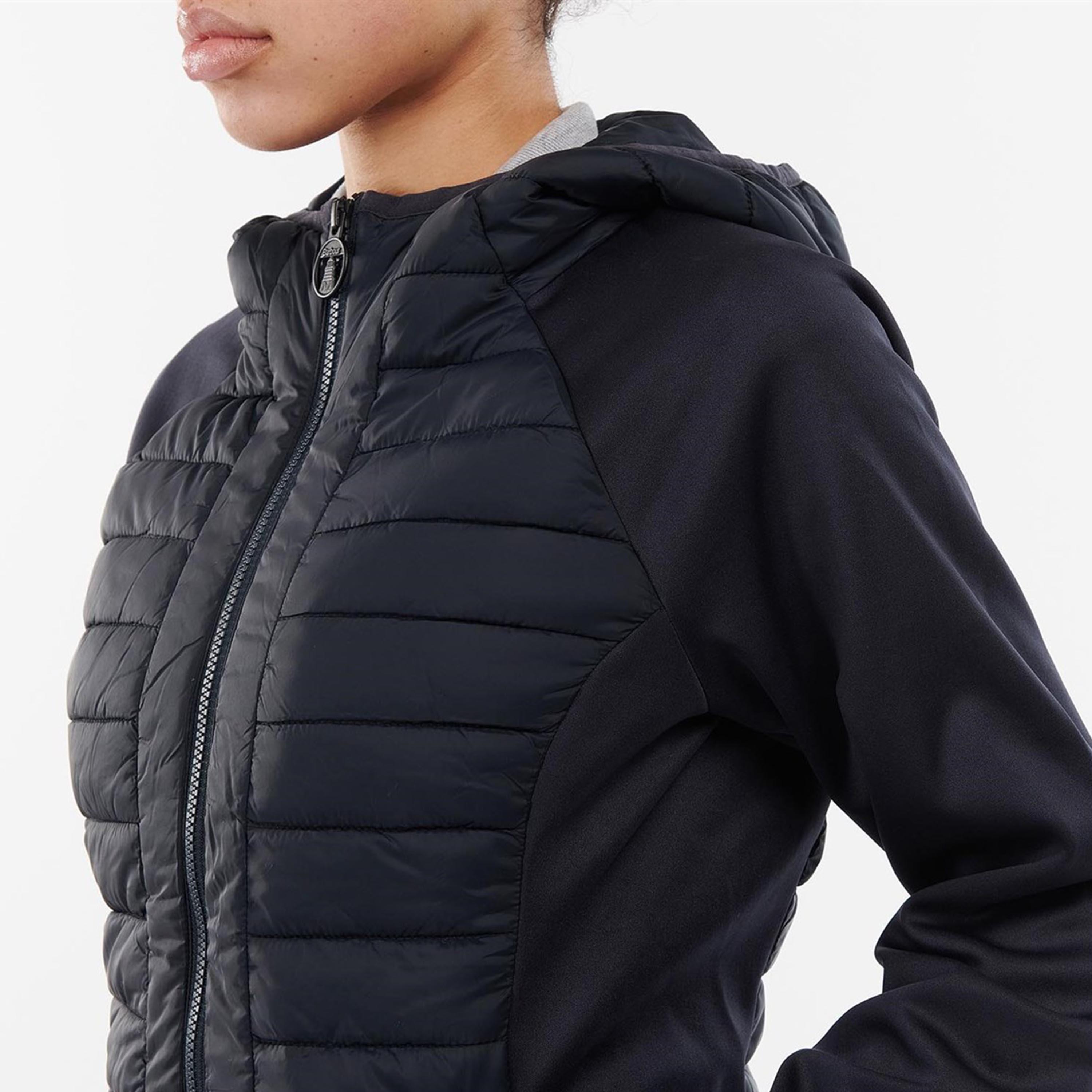 Dark Navy - Barbour - Nethercote Quilted Zip Through Sweatshirt - 4