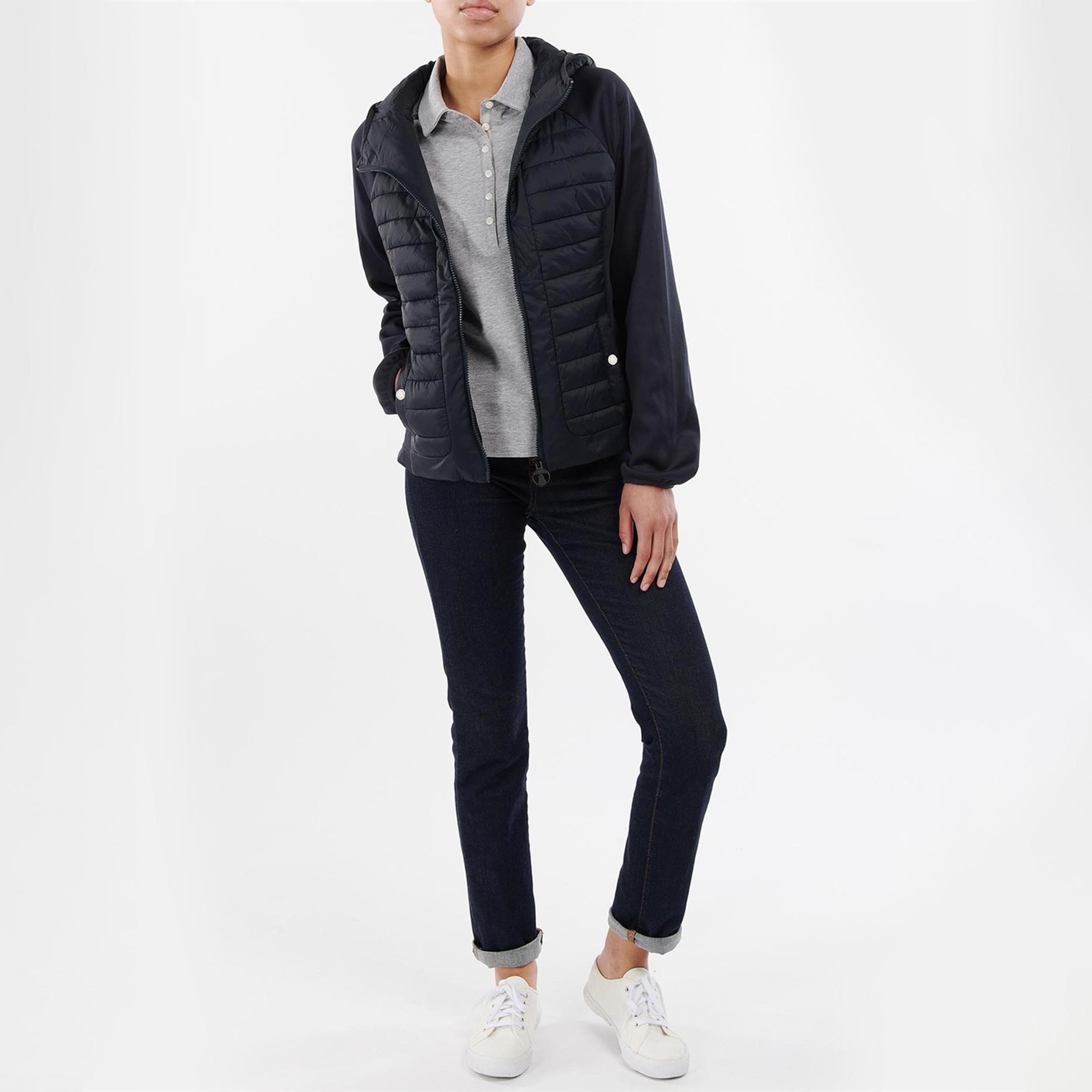 Dark Navy - Barbour - Nethercote Quilted Zip Through Sweatshirt - 5