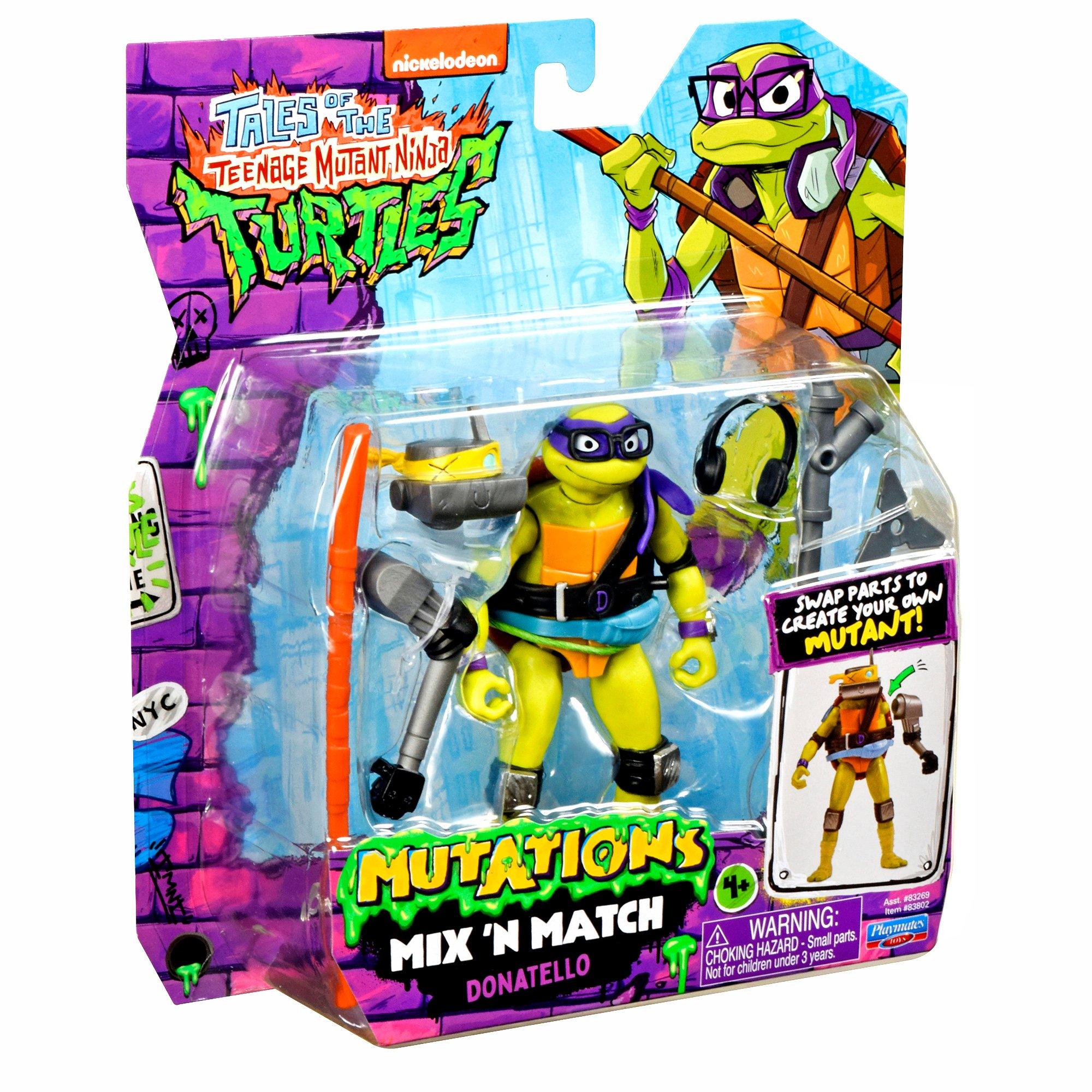 83802CO - Teenage Mutant Ninja Turtles - Tales of Teenage Mutant Ninja Turtles: Mutations Mix and Match 4.5-Inch Donatello - 1