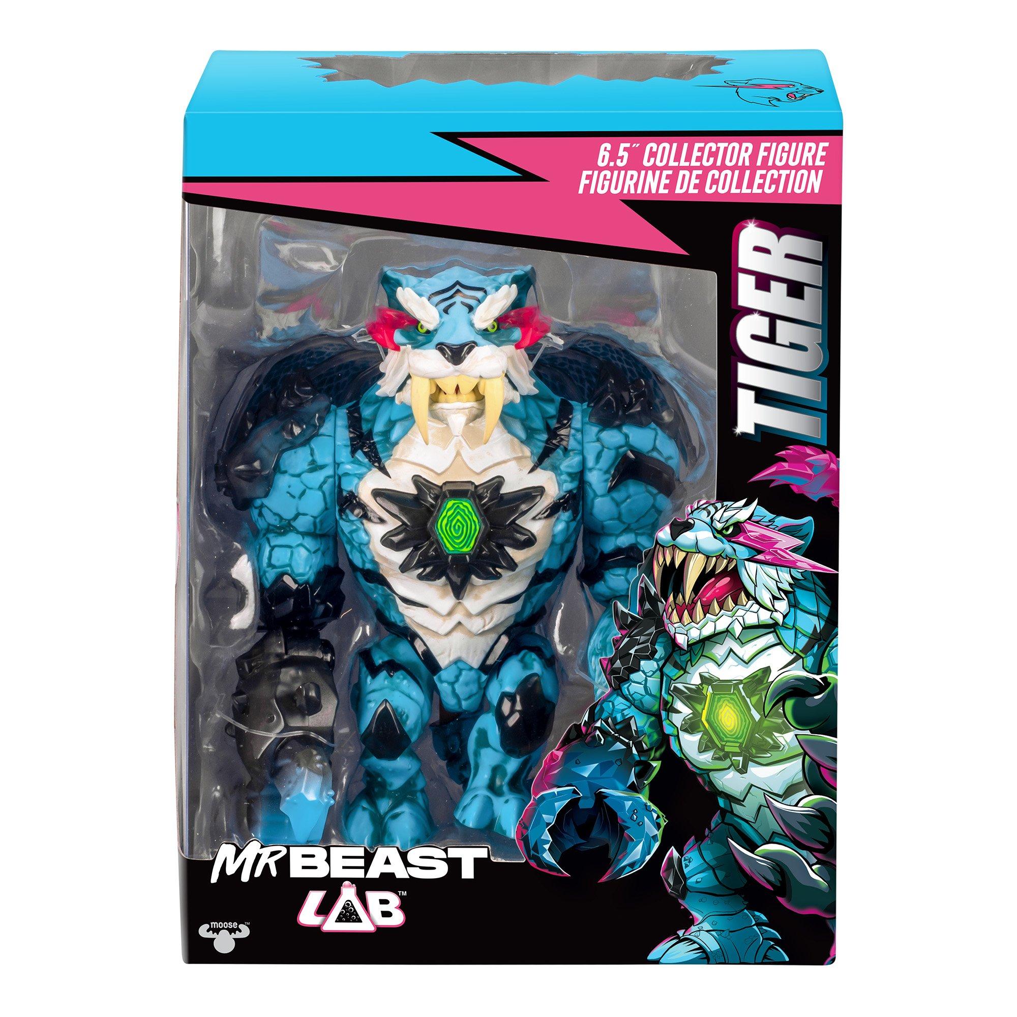 Click Distribution  Kids Mr Beast Lab Collector Figure Tiger