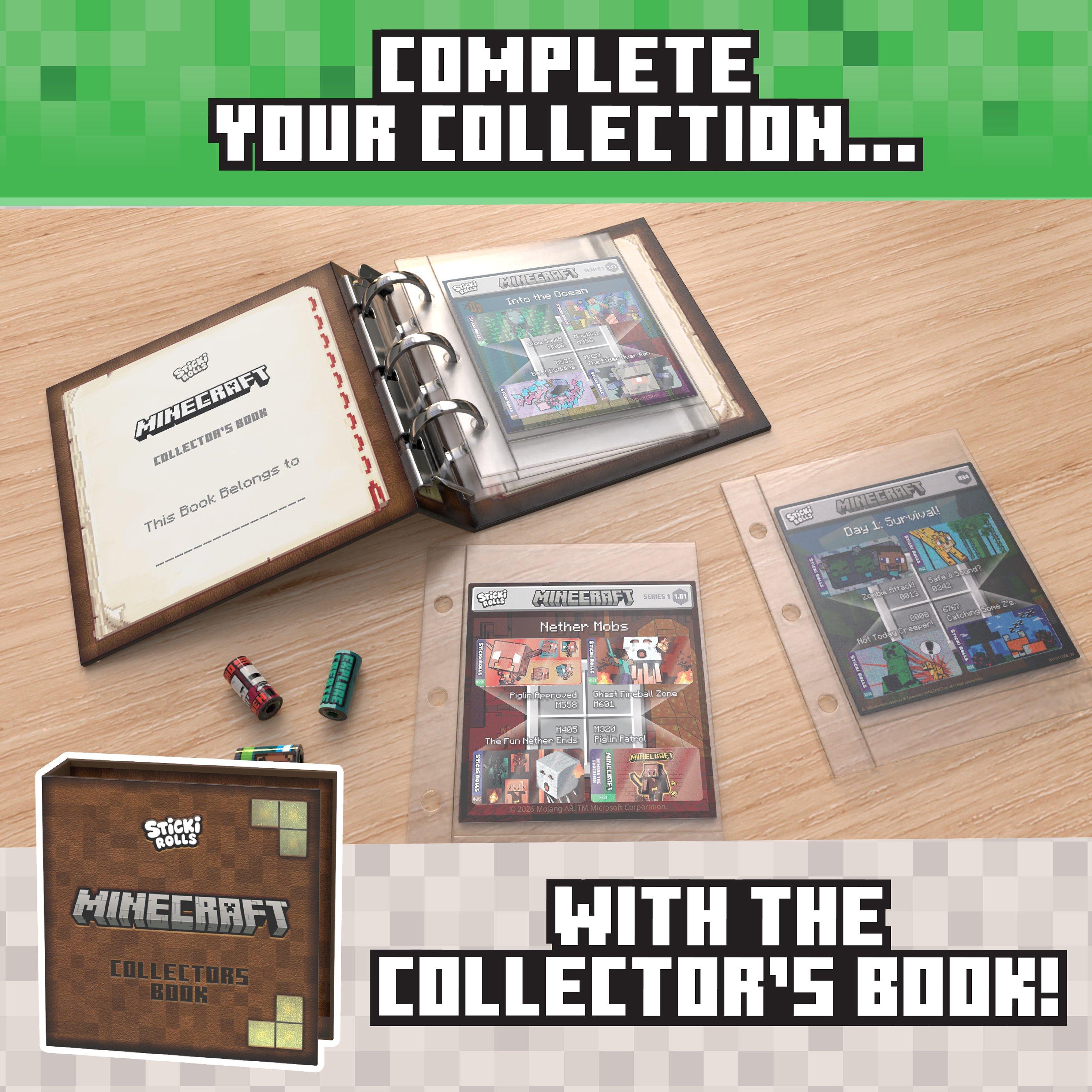 Collectors Kit - Sticki Rolls - Minecraft Collectors Book - 3