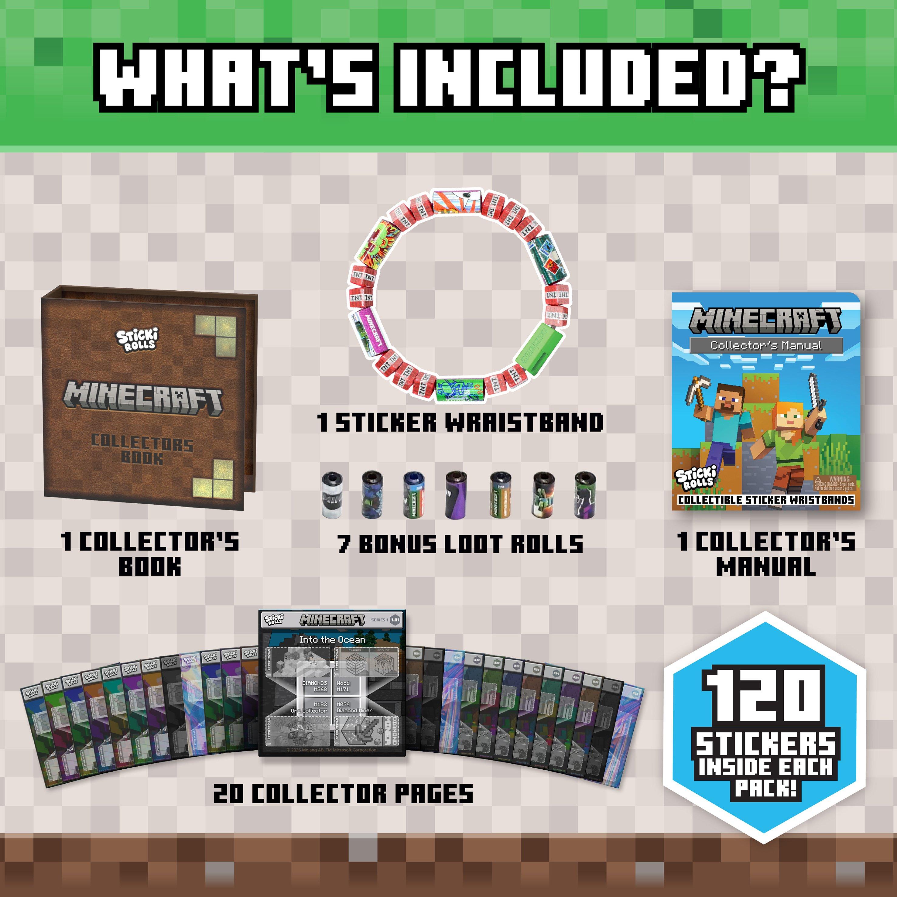 Collectors Kit - Sticki Rolls - Minecraft Collectors Book - 5
