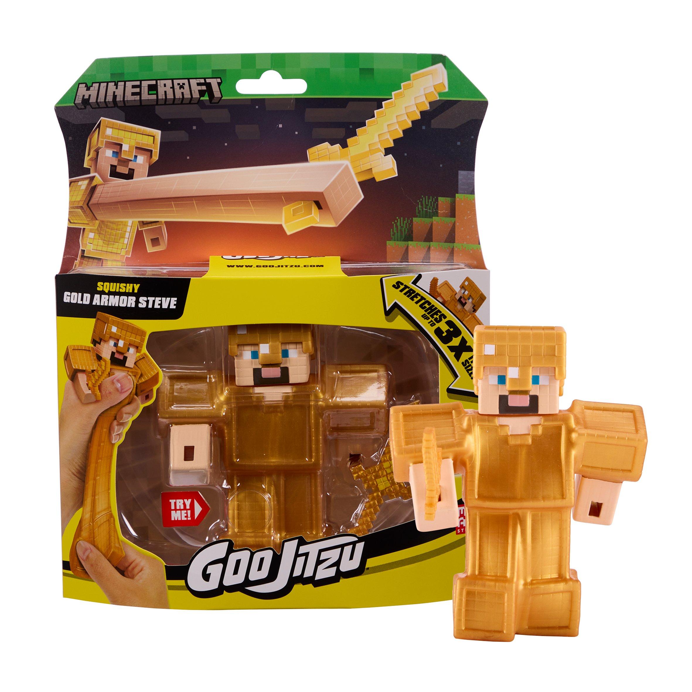 Gold Armr Steve - Heroes of Goo Jit Zu - MINECRAFT GOLD ARMOR STEVE - 1