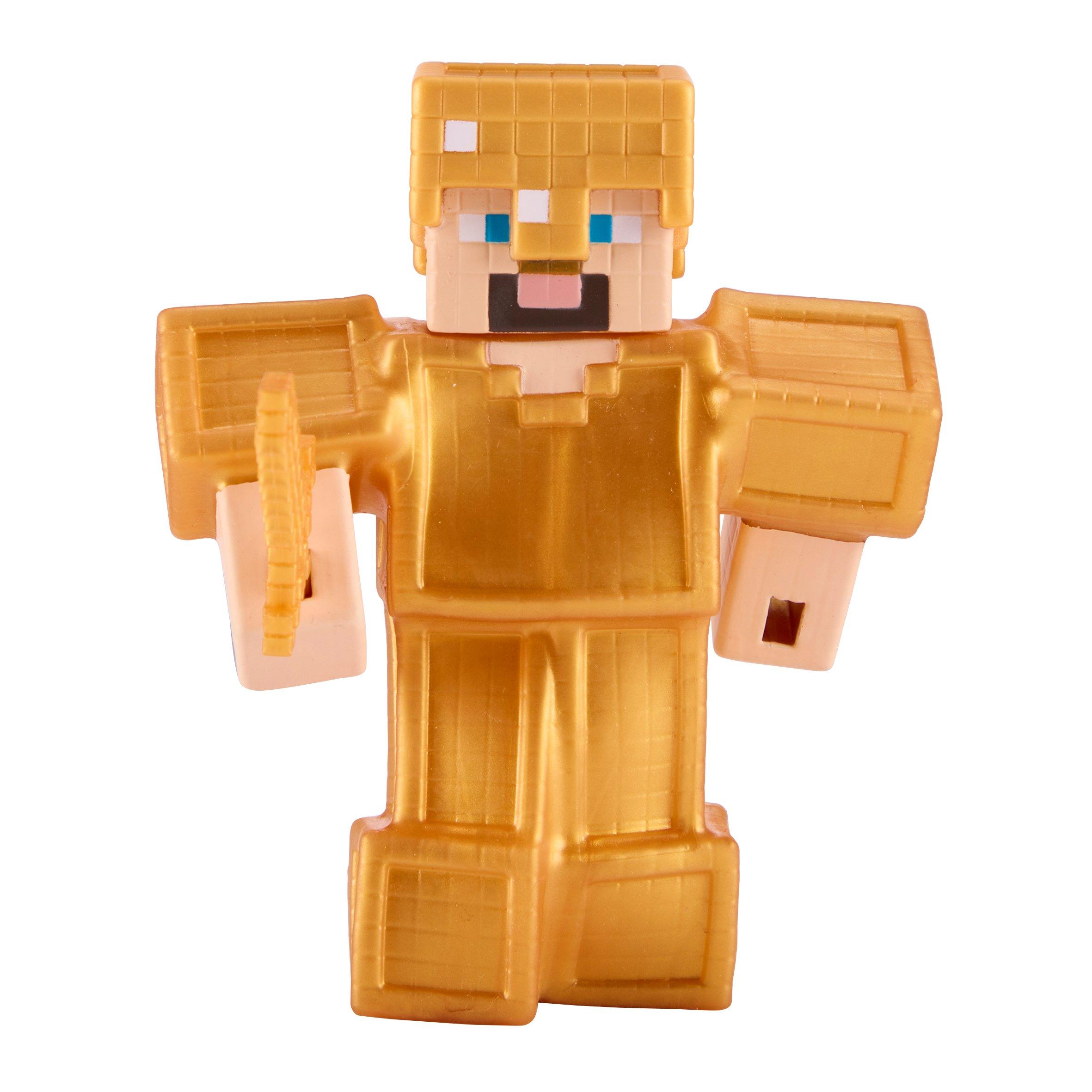 Gold Armr Steve - Heroes of Goo Jit Zu - MINECRAFT GOLD ARMOR STEVE - 3