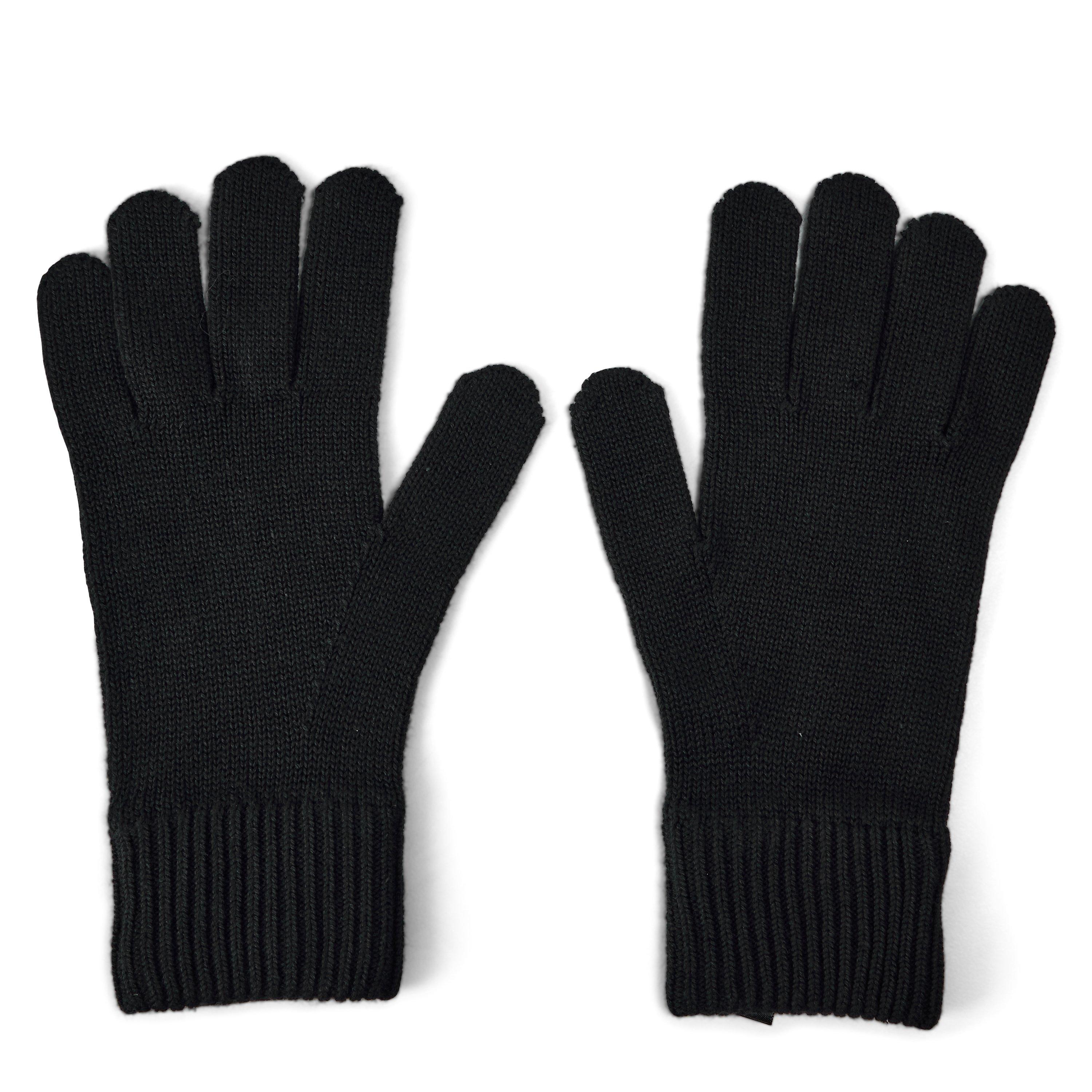 Black - Pretty Green - Men's Norbury Fleece Gloves - 2