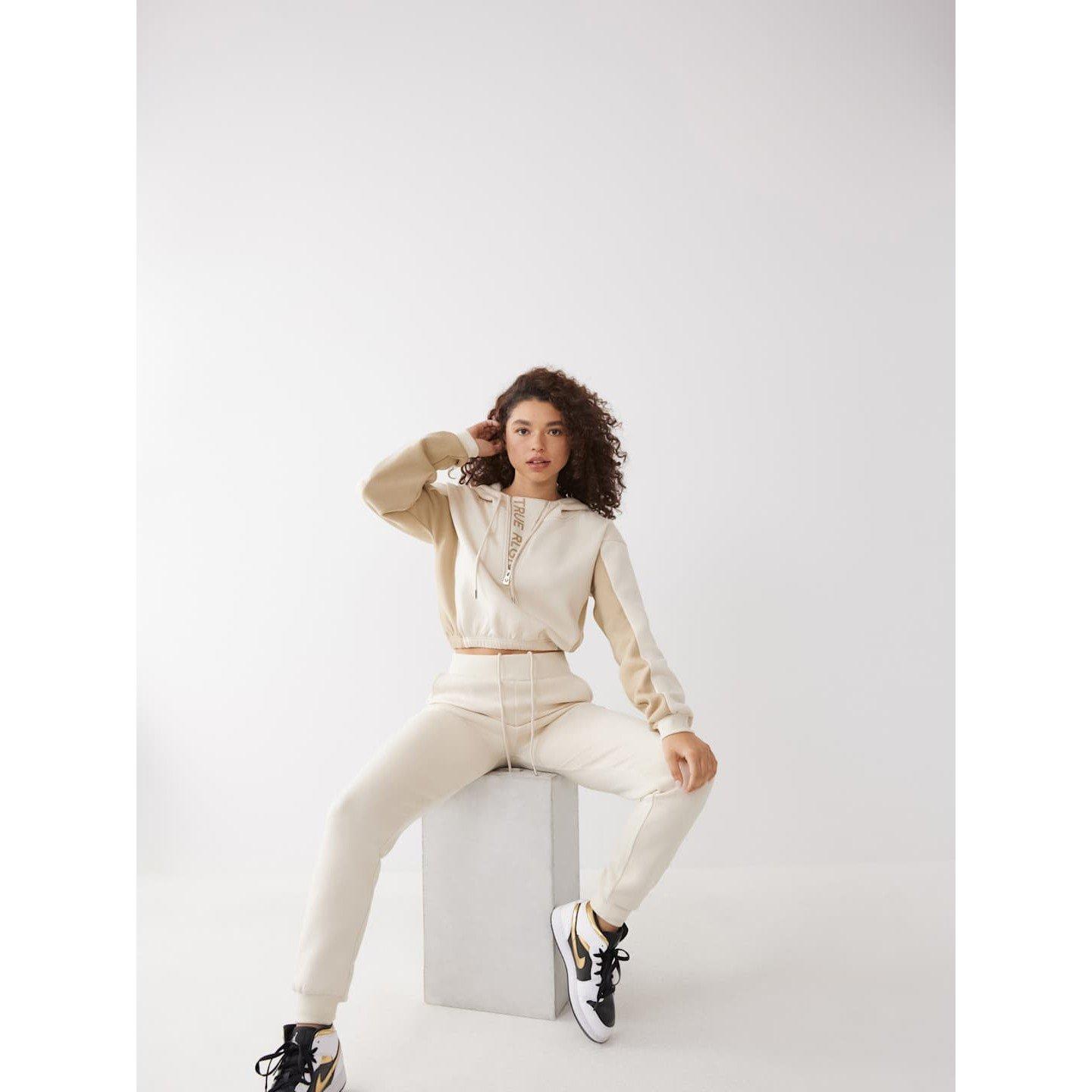 Betulla - True Religion - Full Zip Cinched Hoodie Fleece - 3