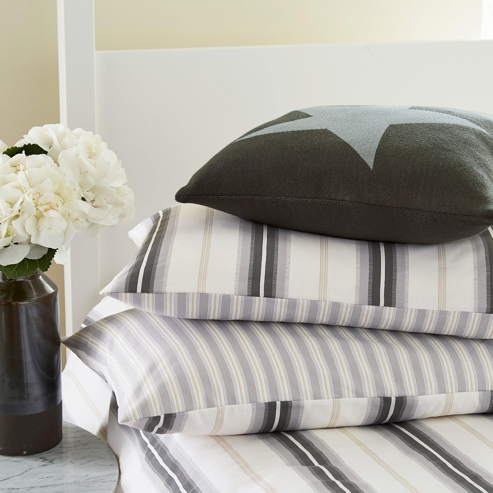 Grigio/Lino - Helena Springfield - Cooper Stripe Duvet Set - 5