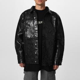 Rick Owens Drkshdw Coated Denim Jacket