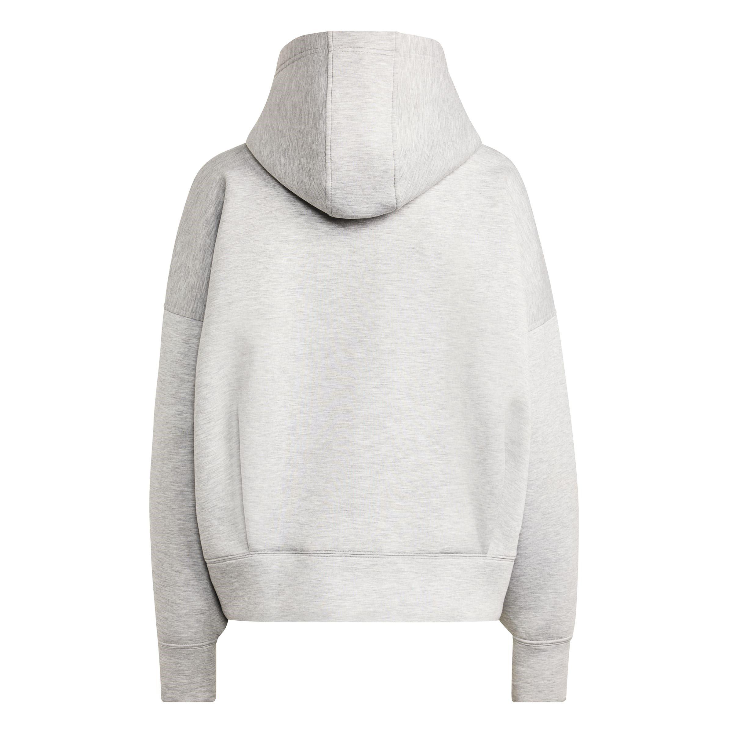 Grey Heather - adidas by Stella McCartney - Women's Full Zip Fleece Top - 2