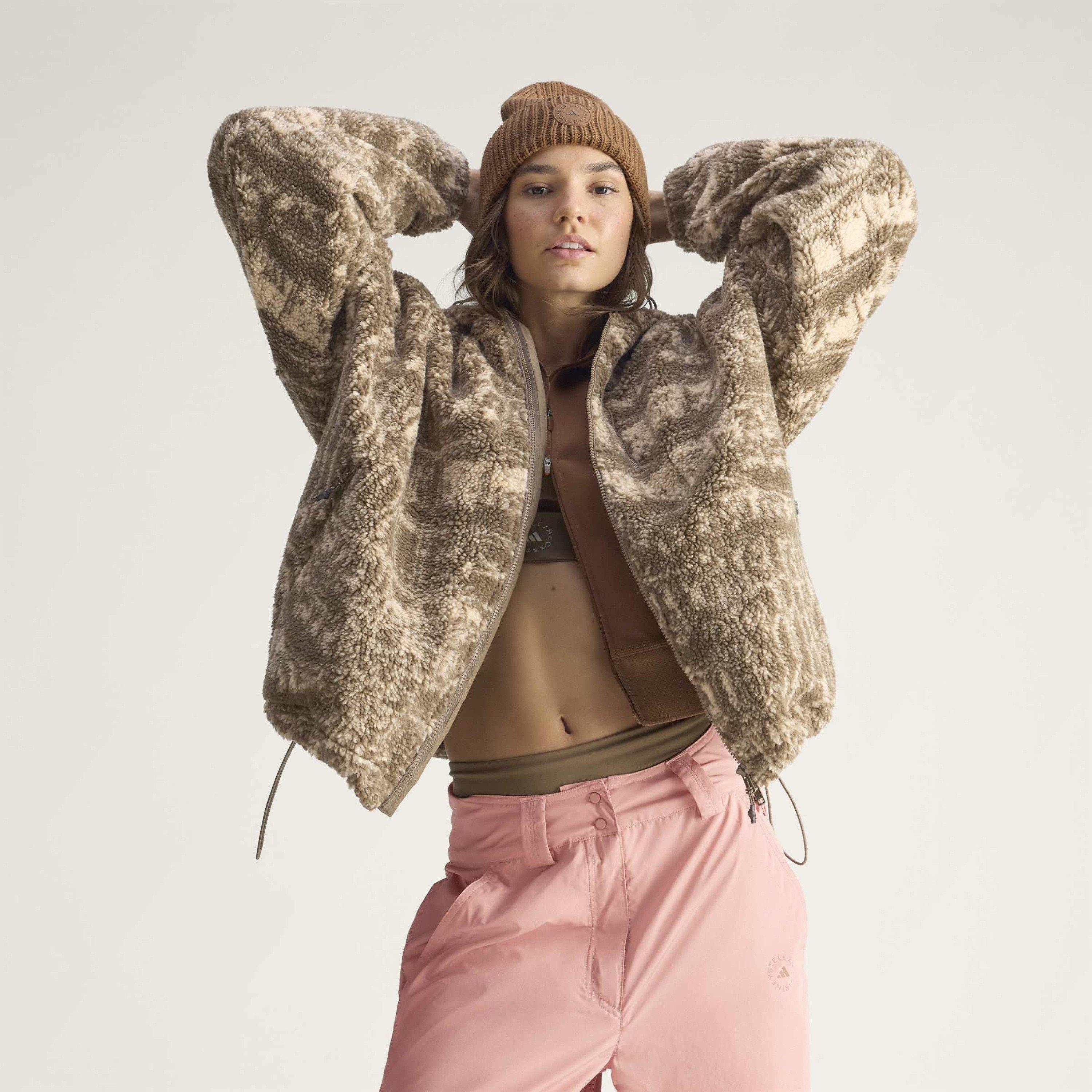 Soft Powder - adidas by Stella McCartney - Women's Full Zip Fleece - 8