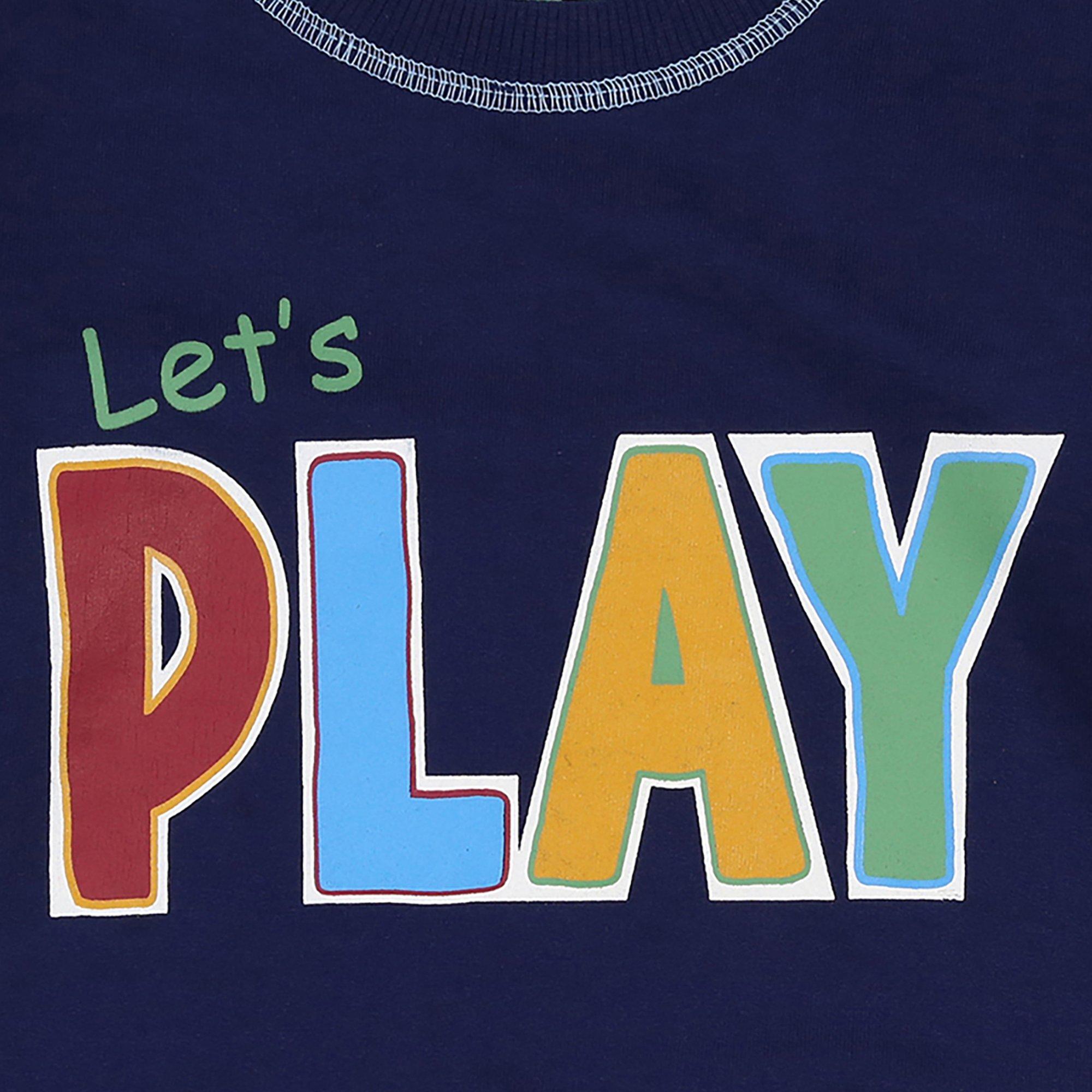 Marineblauw - Lilly and Sid - Fun Crew Sweatshirt - 4