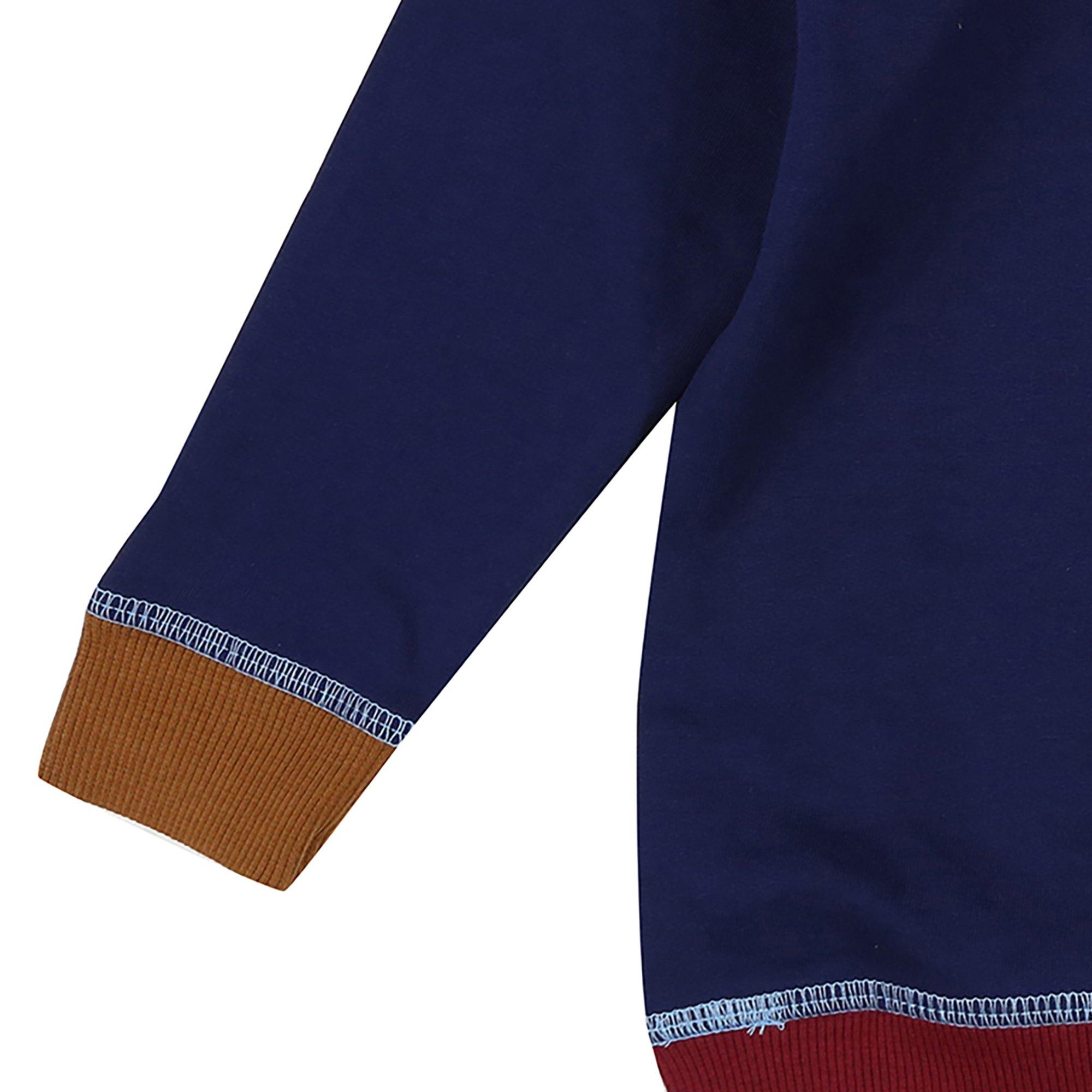 Marineblauw - Lilly and Sid - Fun Crew Sweatshirt - 5