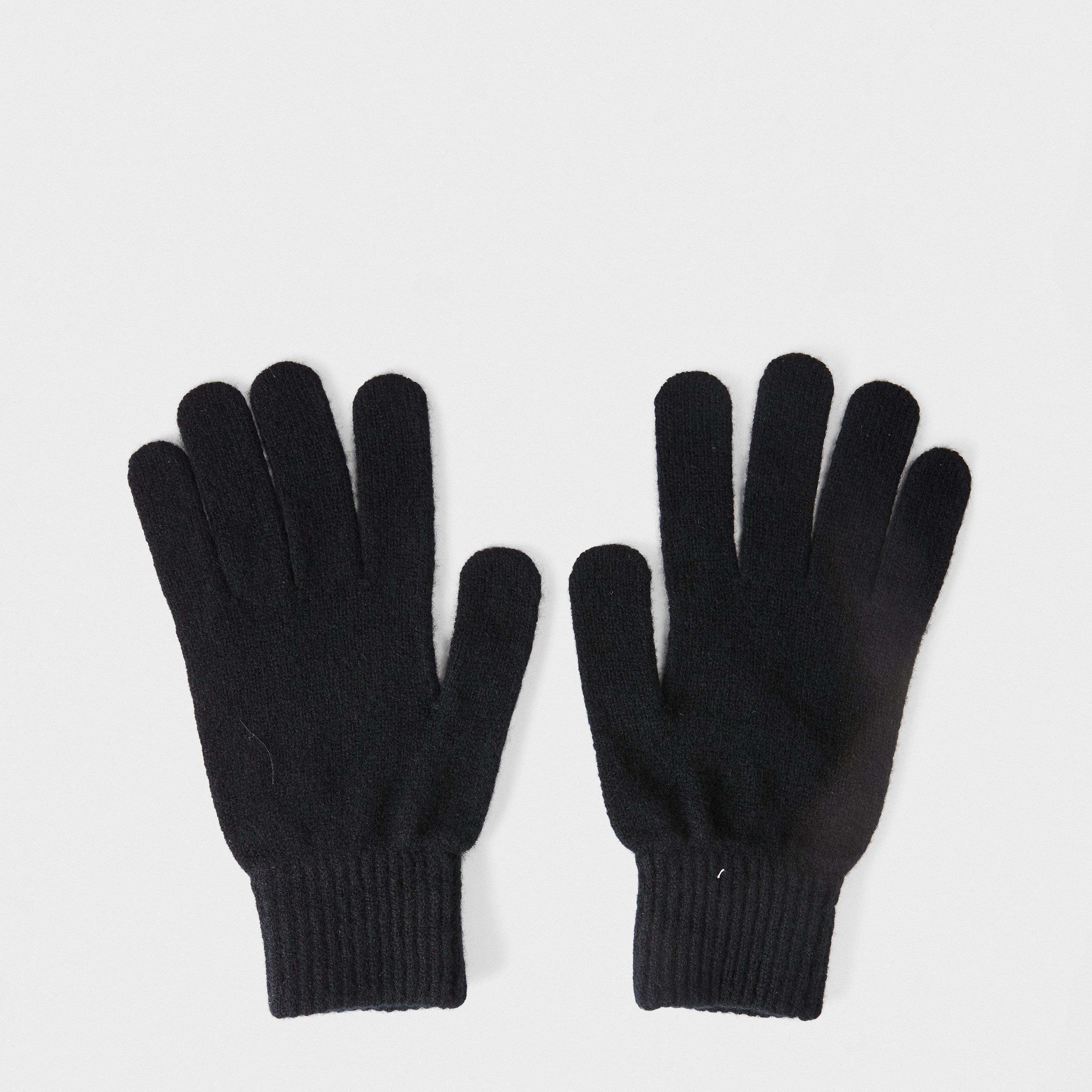 Black - Belstaff - Men's Fleece Gloves - 2