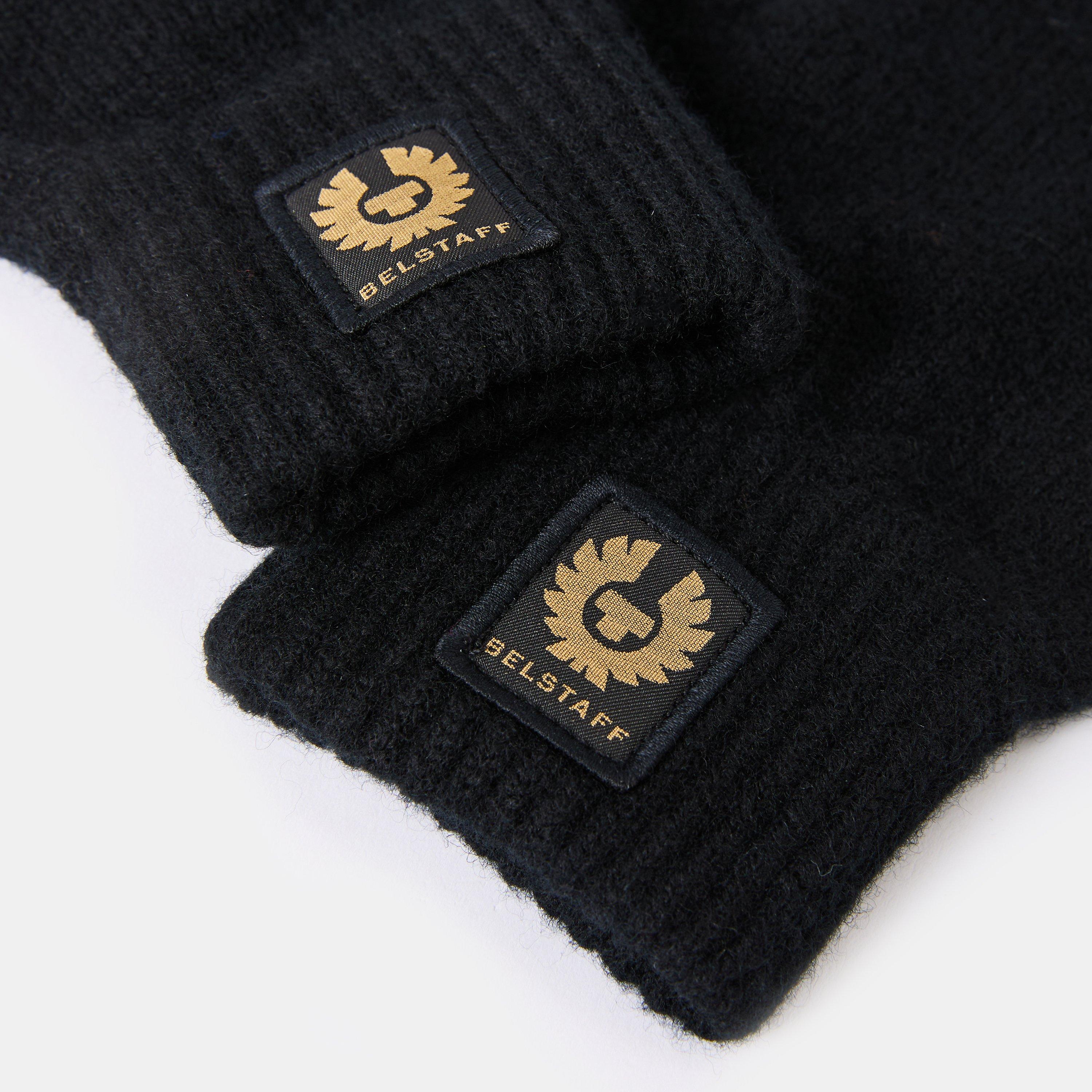 Black - Belstaff - Men's Fleece Gloves - 3