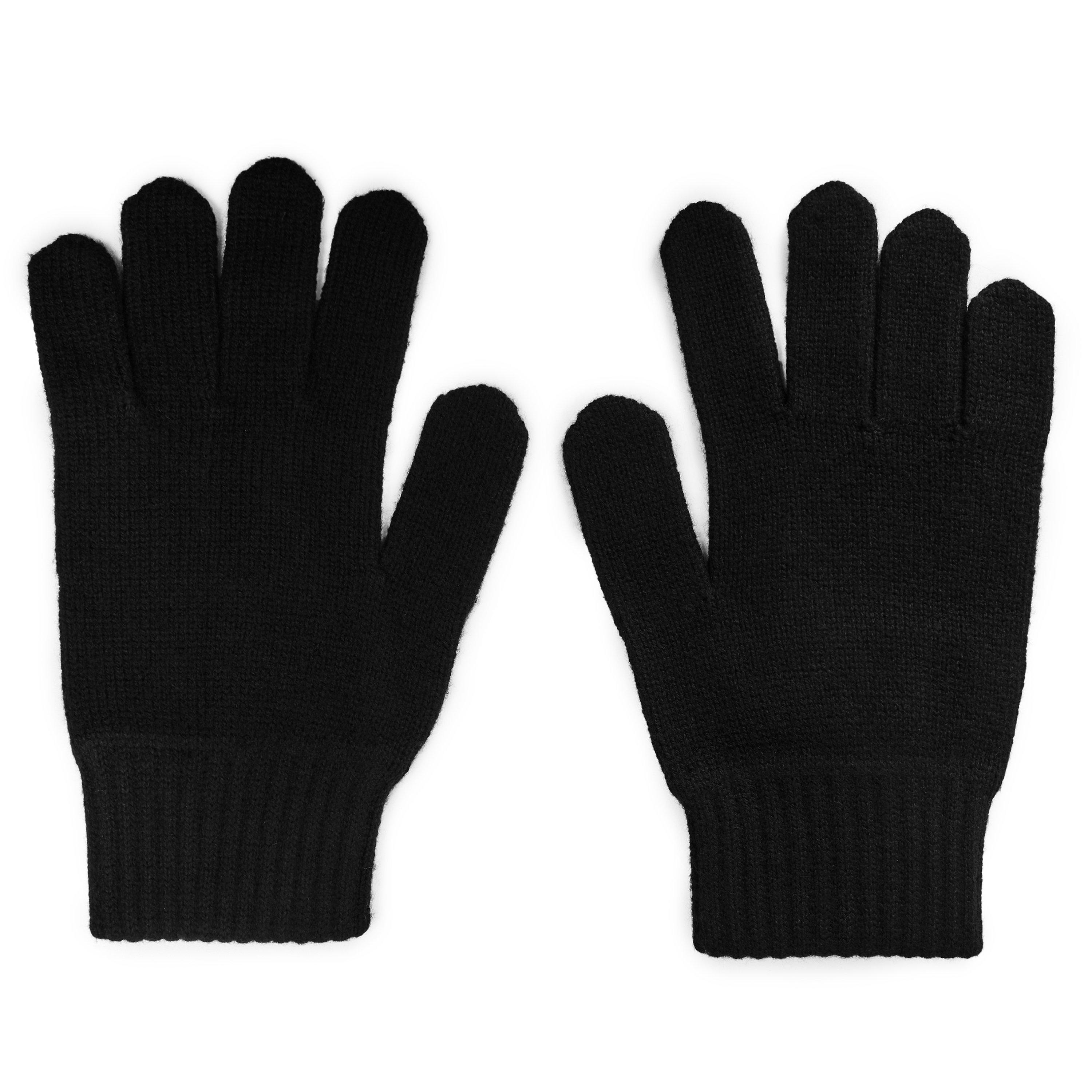 Black - Belstaff - Men's Fleece Gloves - 2