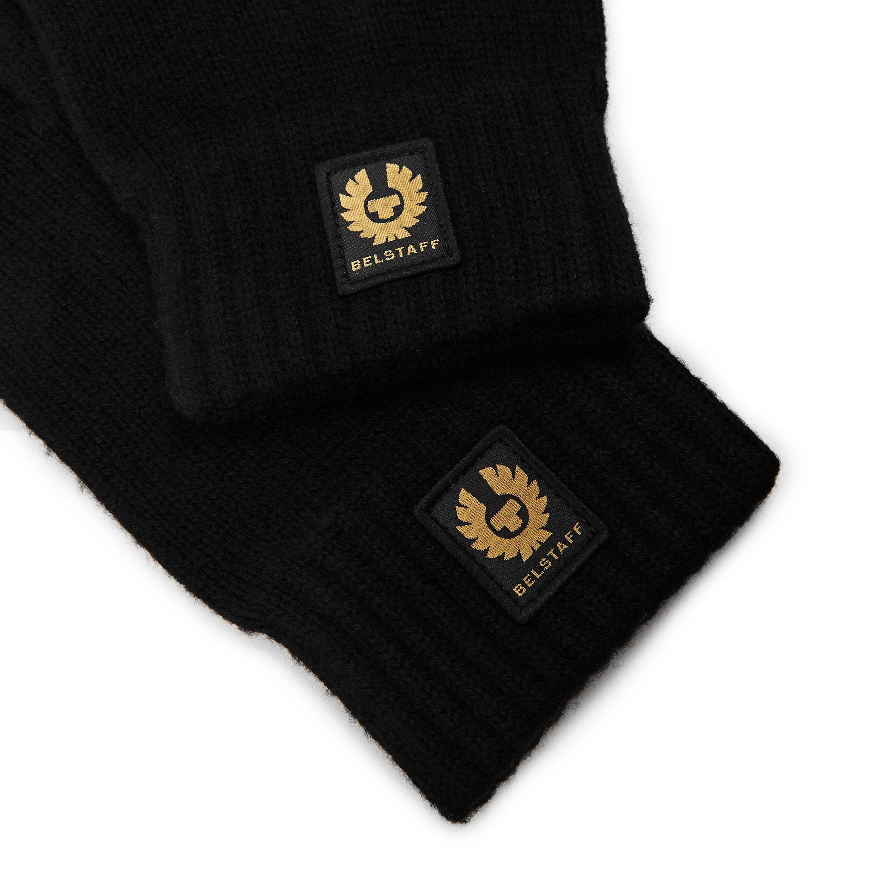 Black - Belstaff - Men's Fleece Gloves - 3