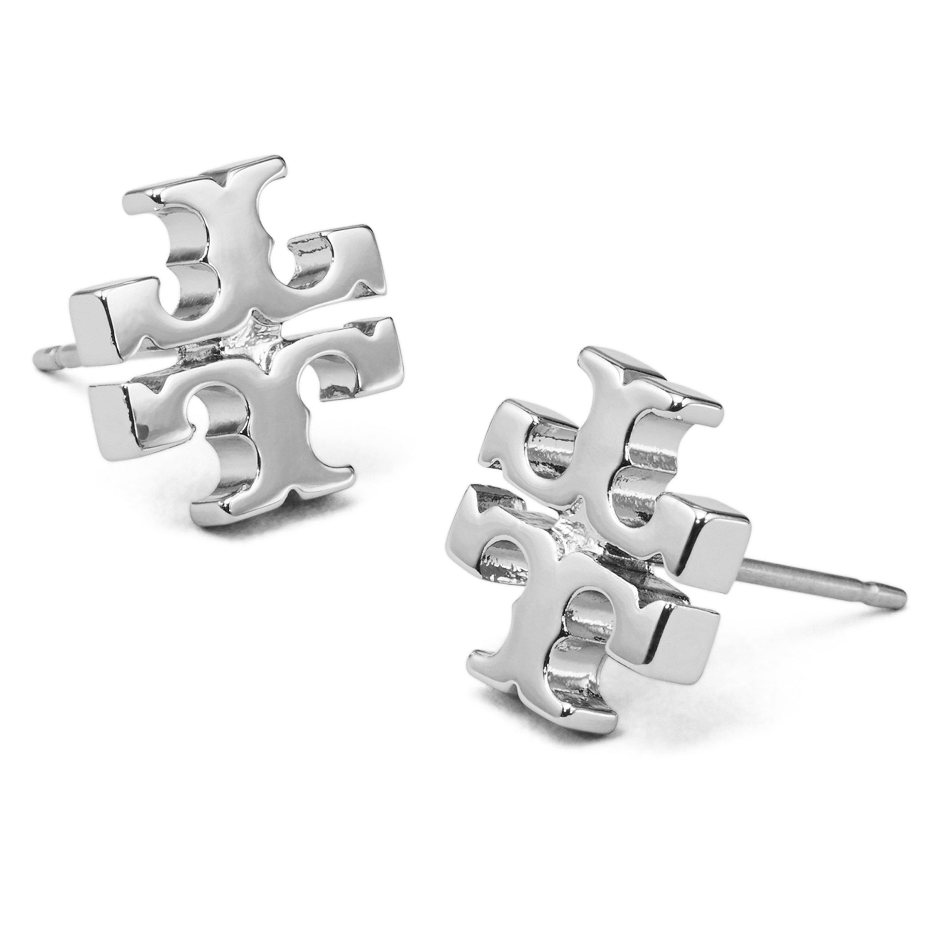Silver - Tory Burch - Kira Stud Earrings - 3
