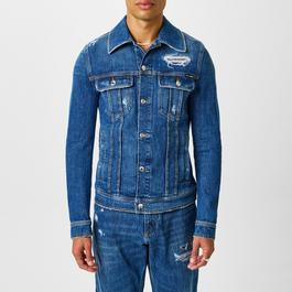 Dolce and Gabbana Distressed Denim Jacket