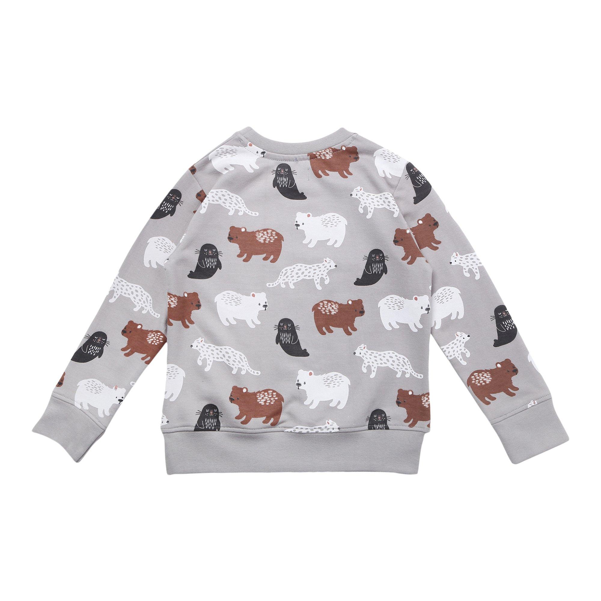 Grey - Lilly and Sid - Crew Sweatshirt - 2