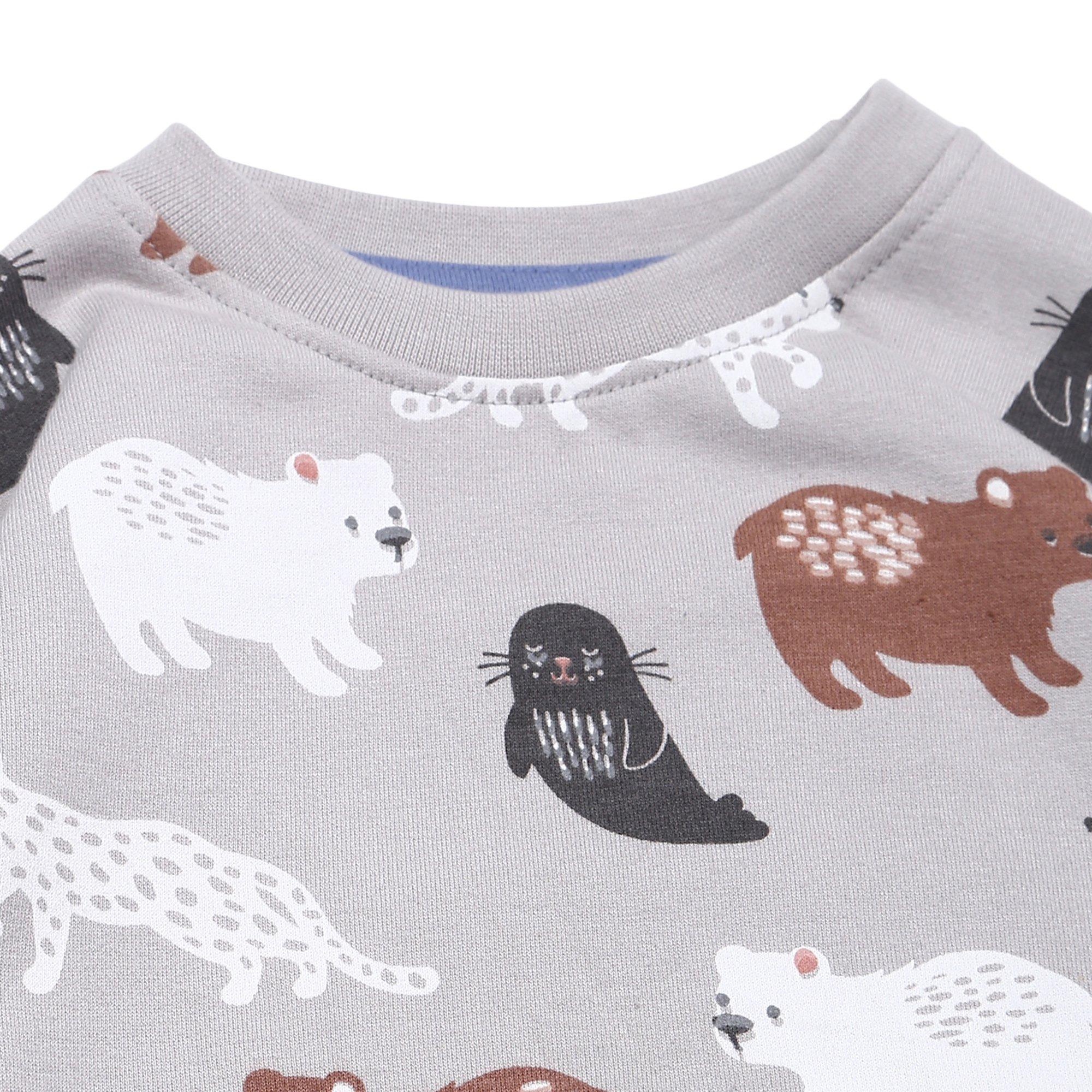 Grey - Lilly and Sid - Crew Sweatshirt - 3