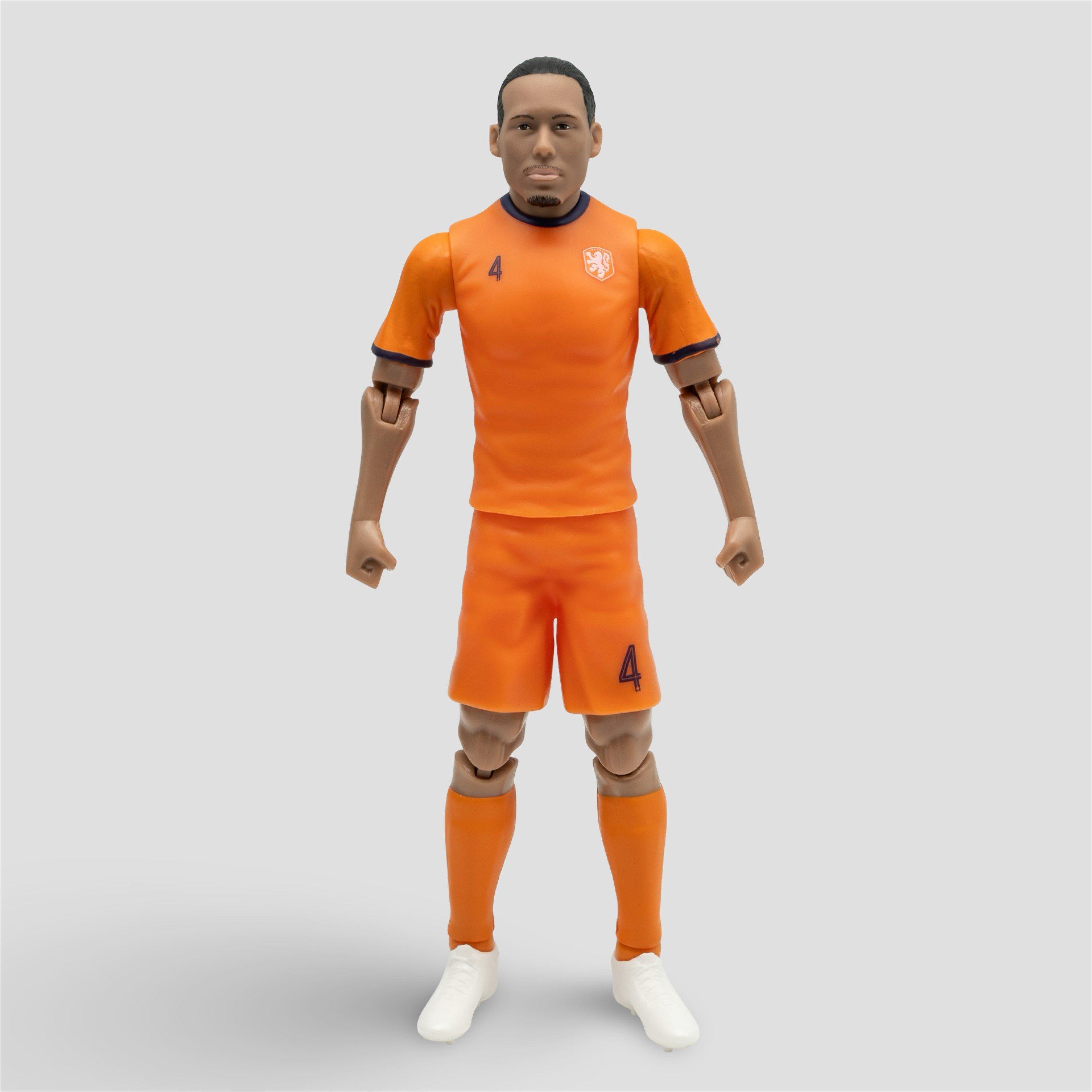 Banbo  Kids Fully Articulated Football Figurine - Van Dijk - Netherlands - Virgil Van Dijk