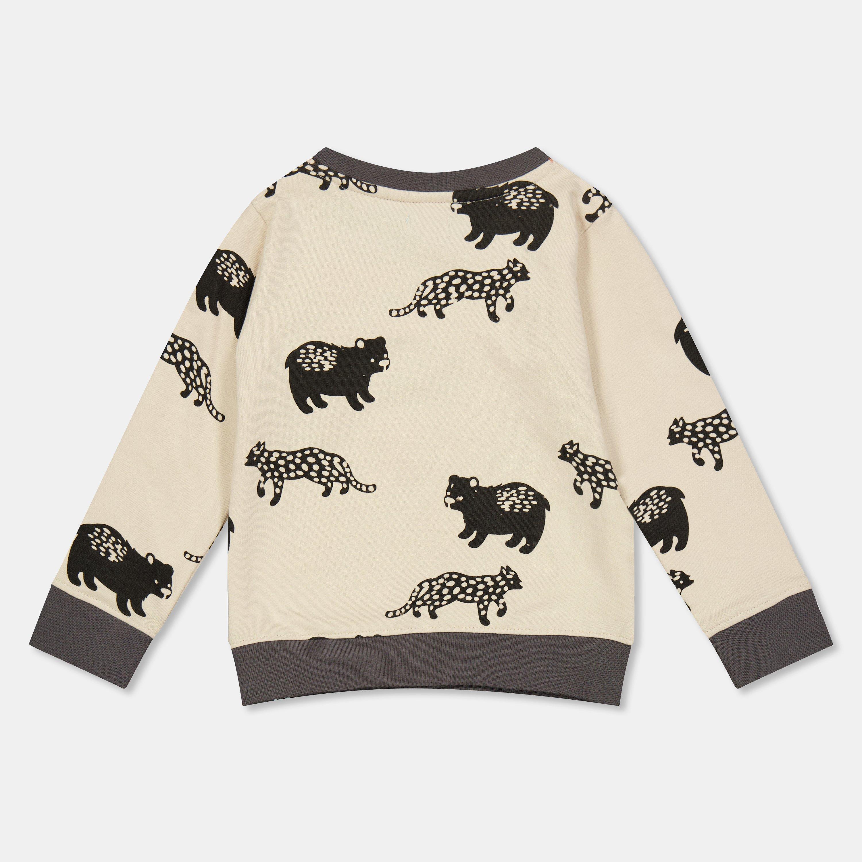 ple - Lilly and Sid - Leopard Crew Sweatshirt - 2
