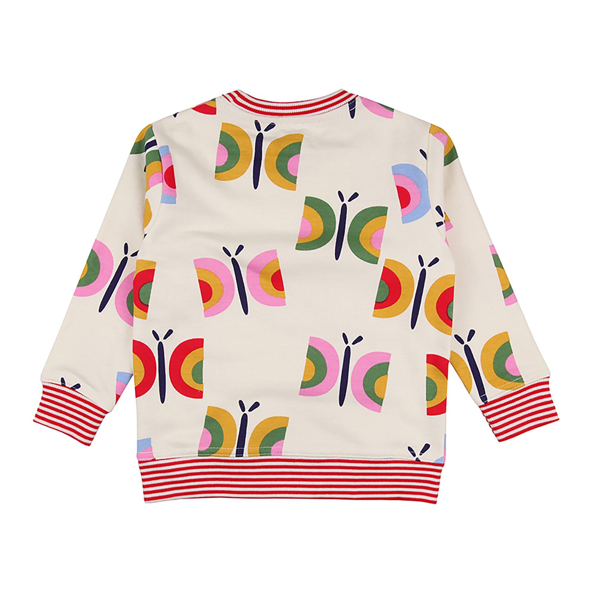 Multi - Lilly and Sid - Butterfly Crew Sweatshirt - 2